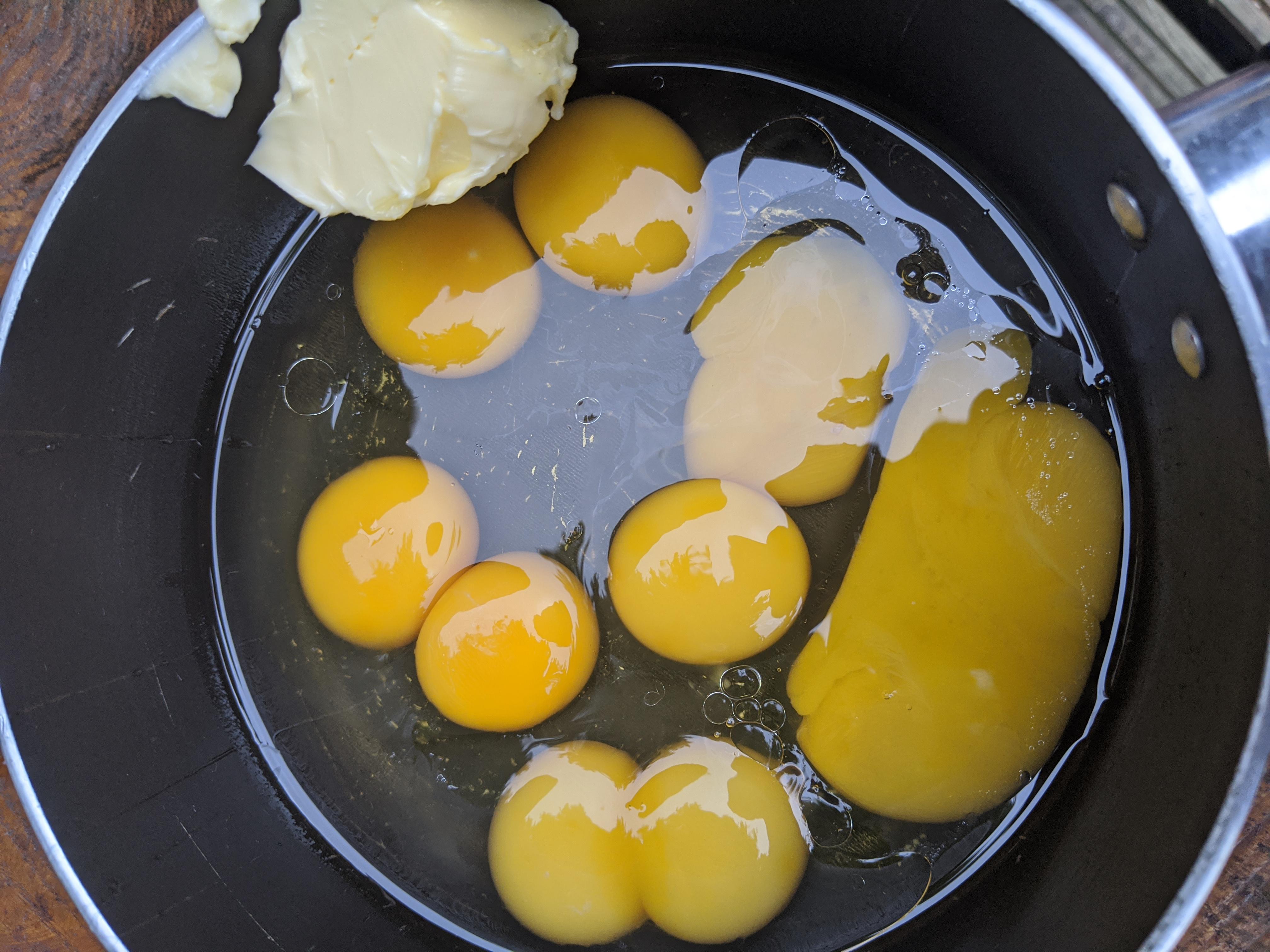 5 double yolkers in a row! Like winning the lottery! Egg