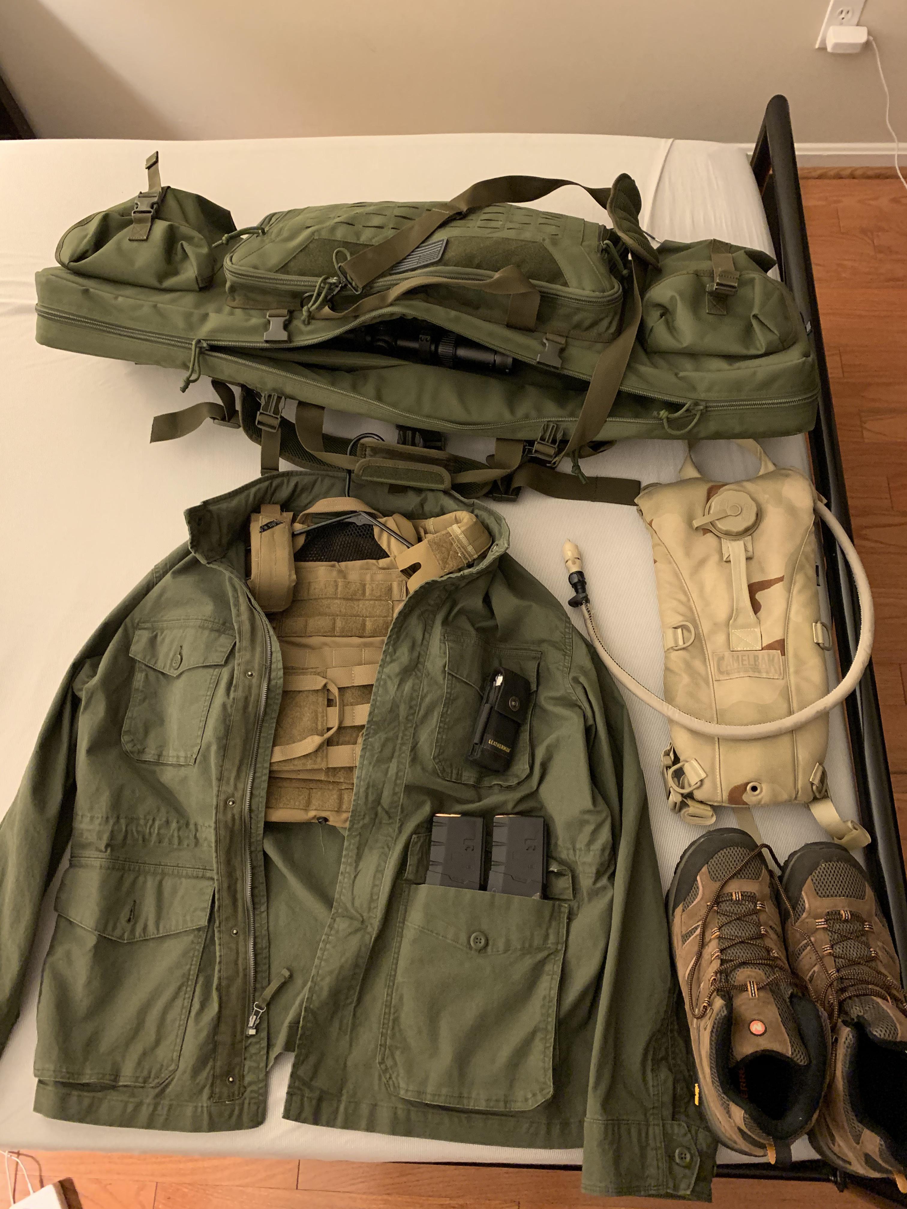 This is my lowpro, get my family to a safe location, set up r