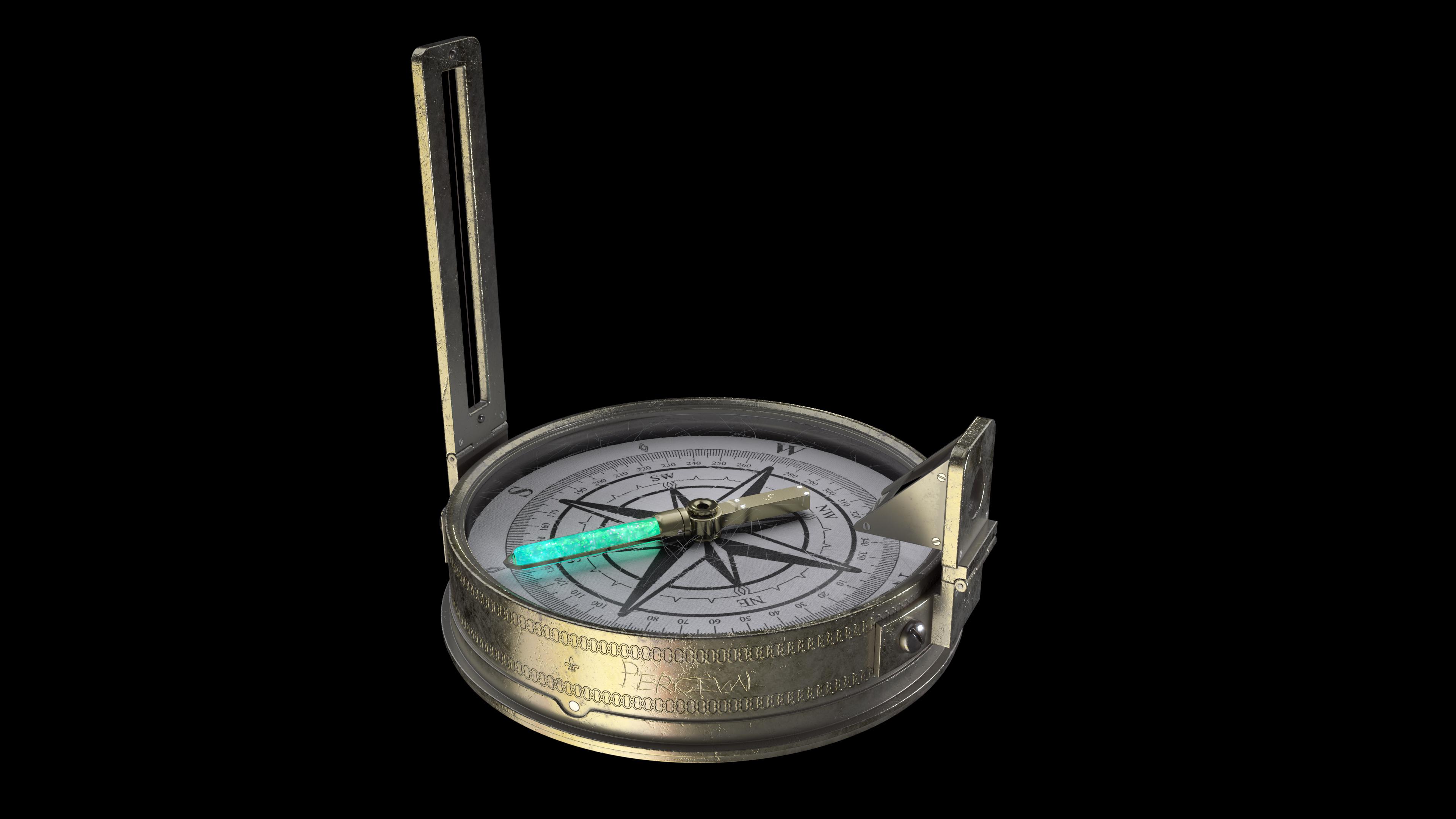 [OC][ART] Portal Surveyor's Compass r/DnD