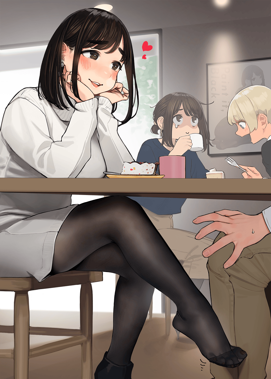 Under the Table [Ganbare, Doukichan] animelegwear