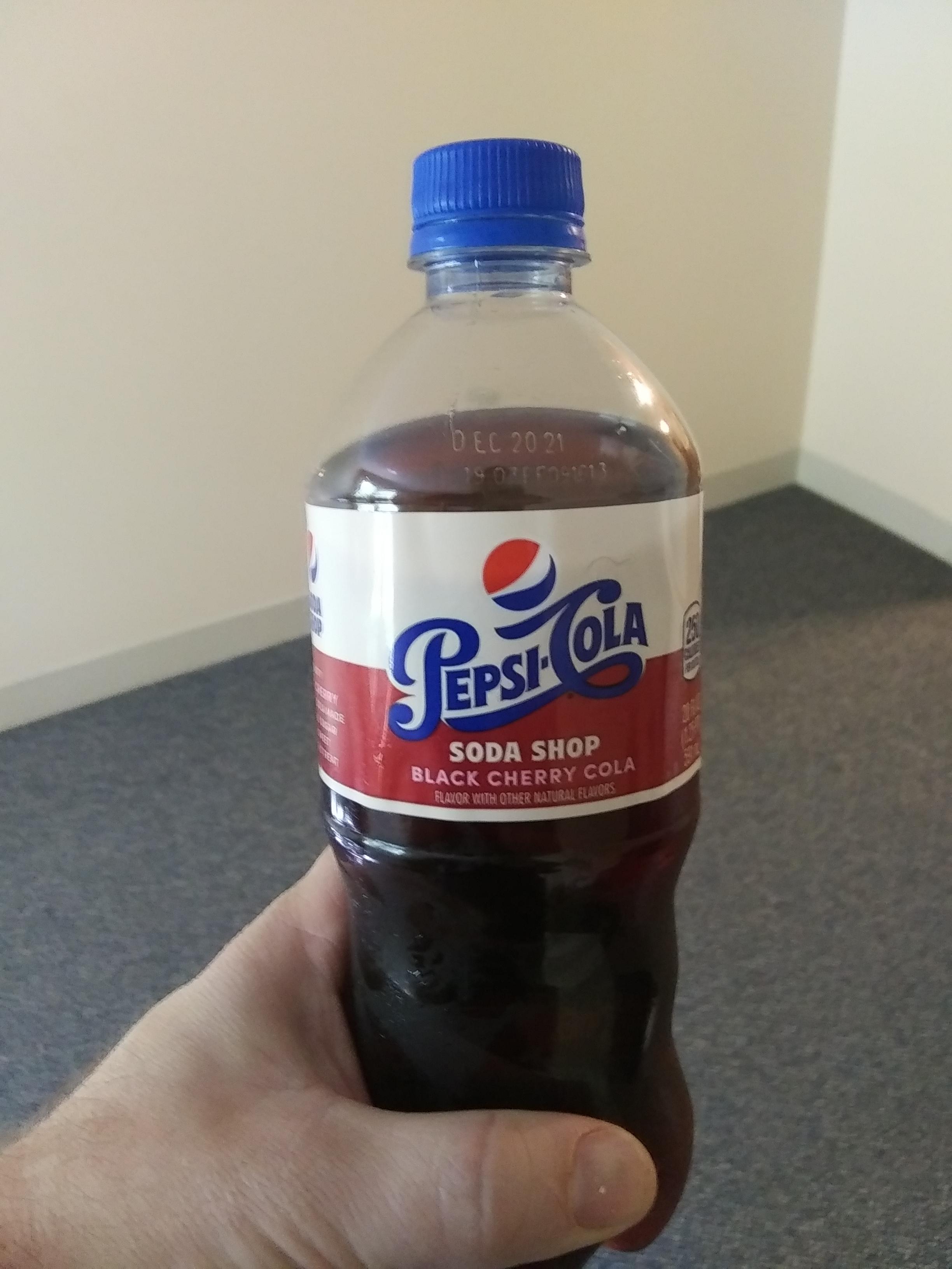 Tastes a little like cough syrup, but I'm into it. Soda