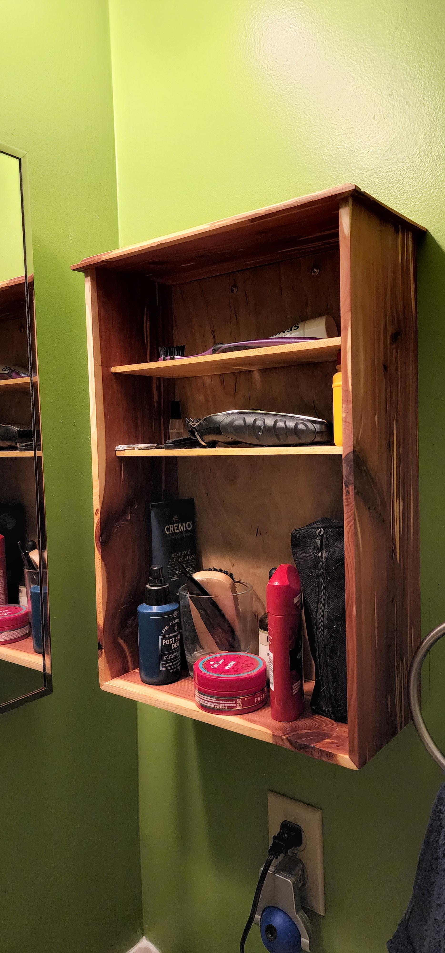 Saw the French cleat bathroom vanity and got inspiration to make myself