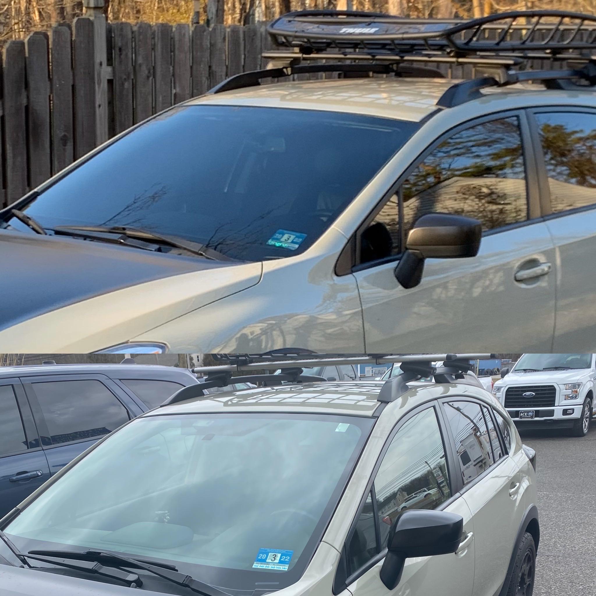 Highly front window tint! XVcrosstrek