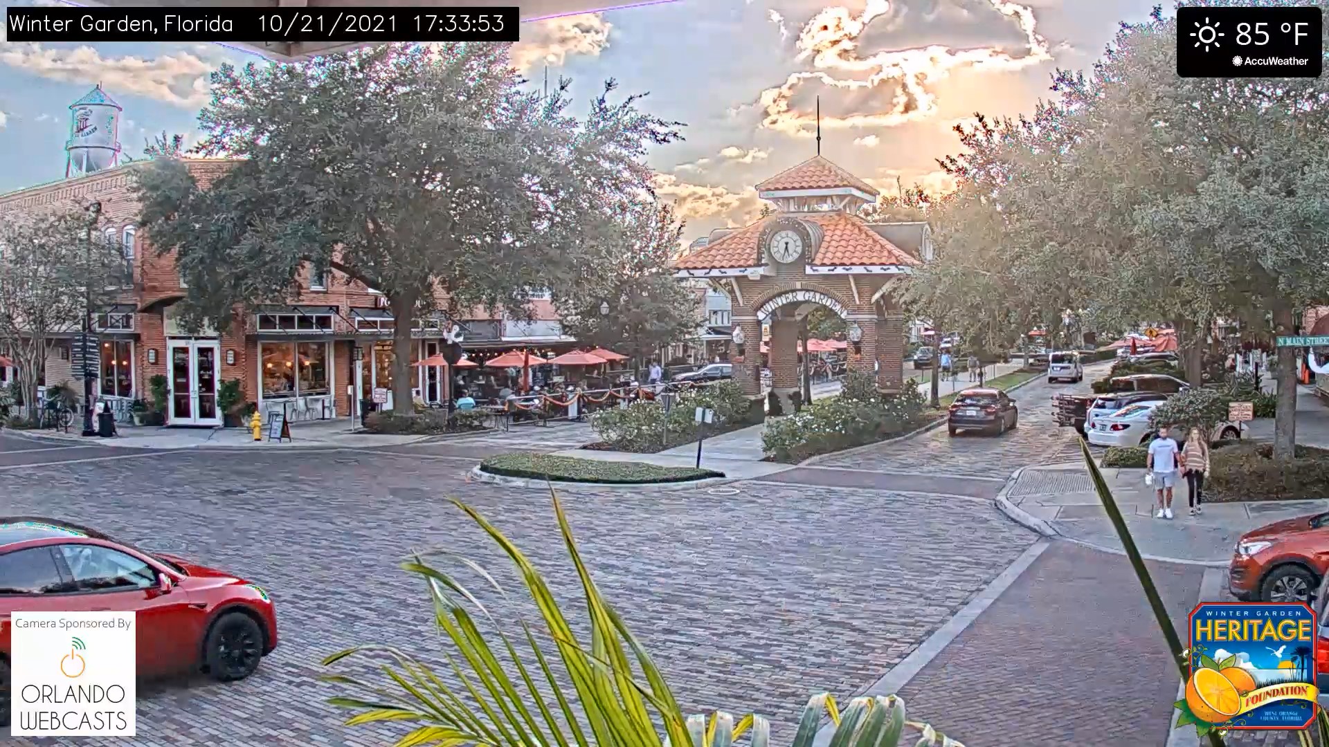 Downtown Winter Garden looking Fresh AF this evening r/orlando