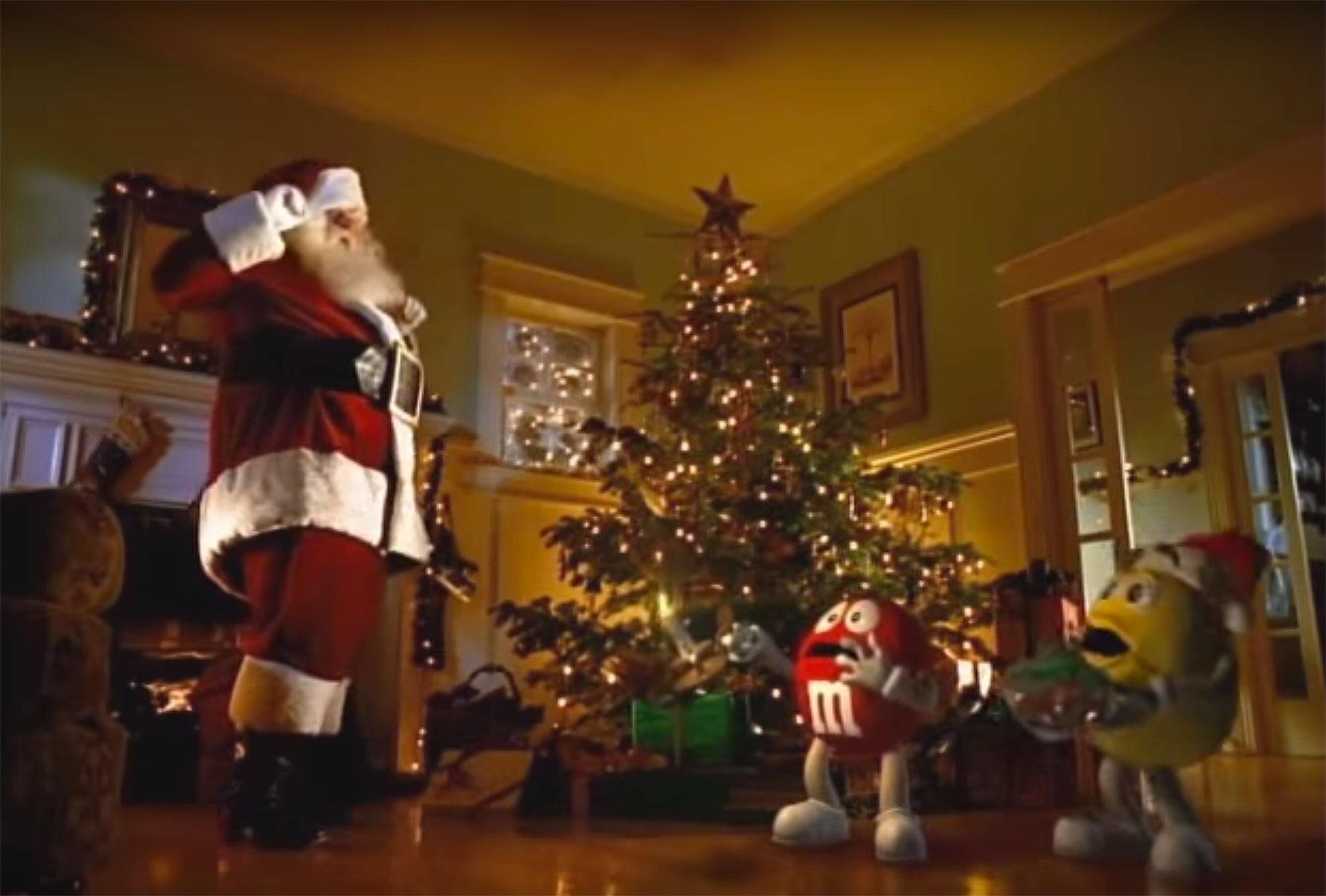 This M&M commercial that's been playing every Christmas for as long as