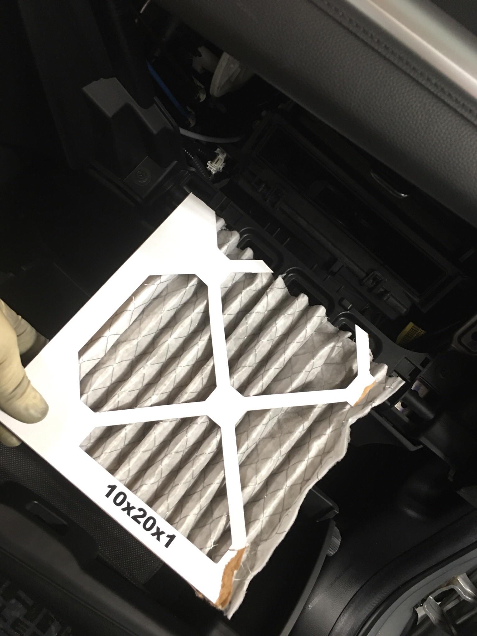Changing the cabin filter on a Honda Fit and this is what I find. : r