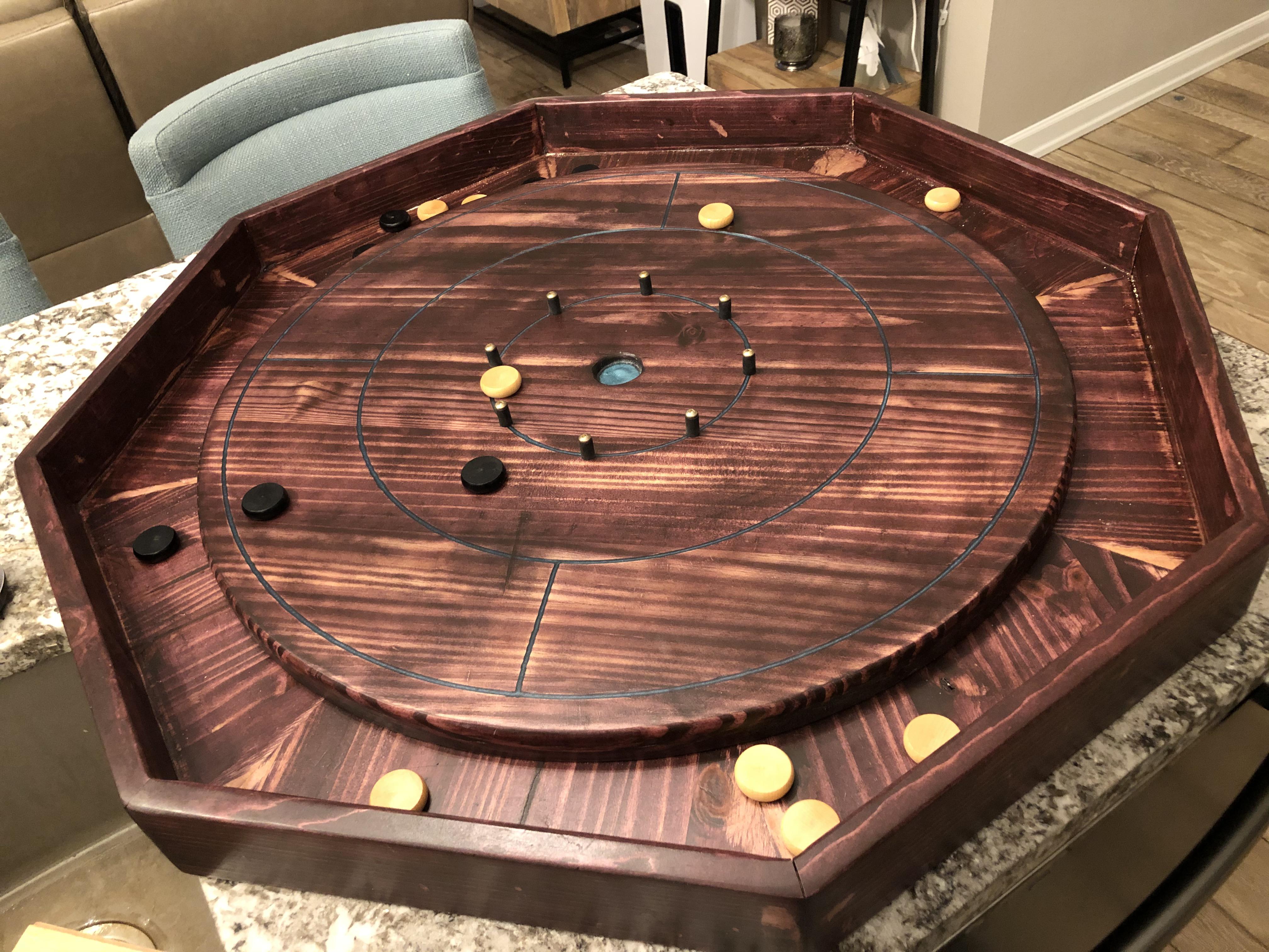 Finally completed my crokinole board! r/woodworking