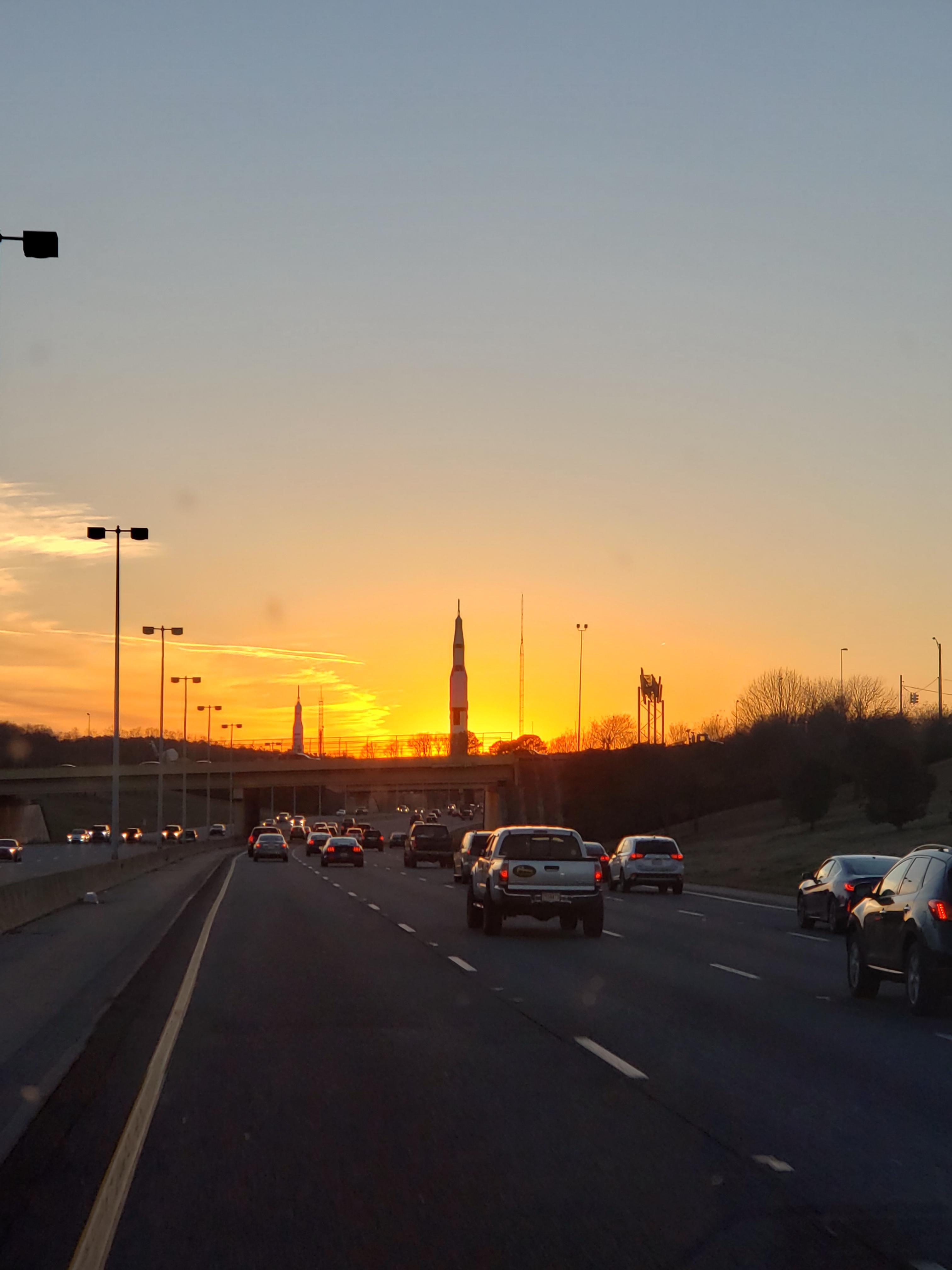 Huntsville, Alabama Sunset. Rocket City r/pics