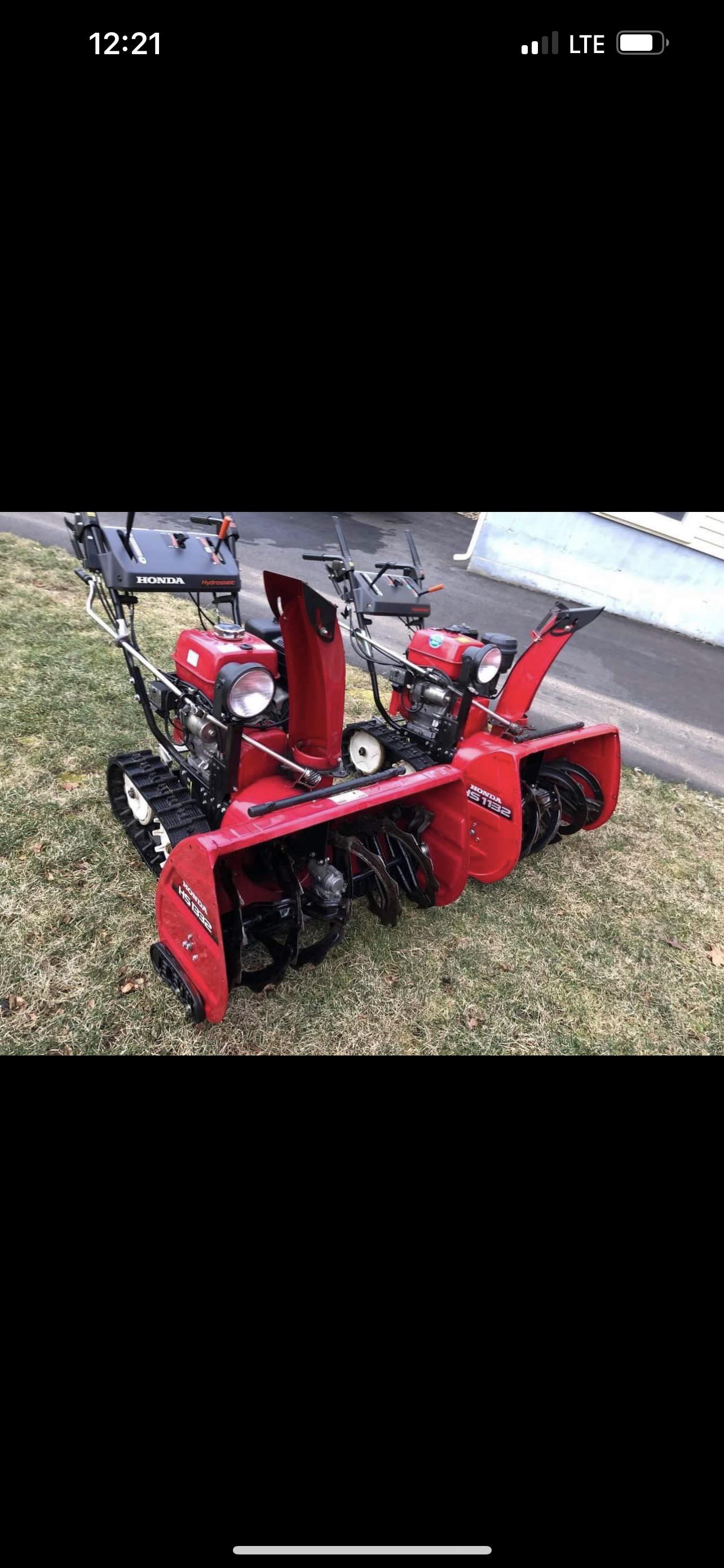 My very first Honda was the one showed on the right. 1999 Honda hs1132