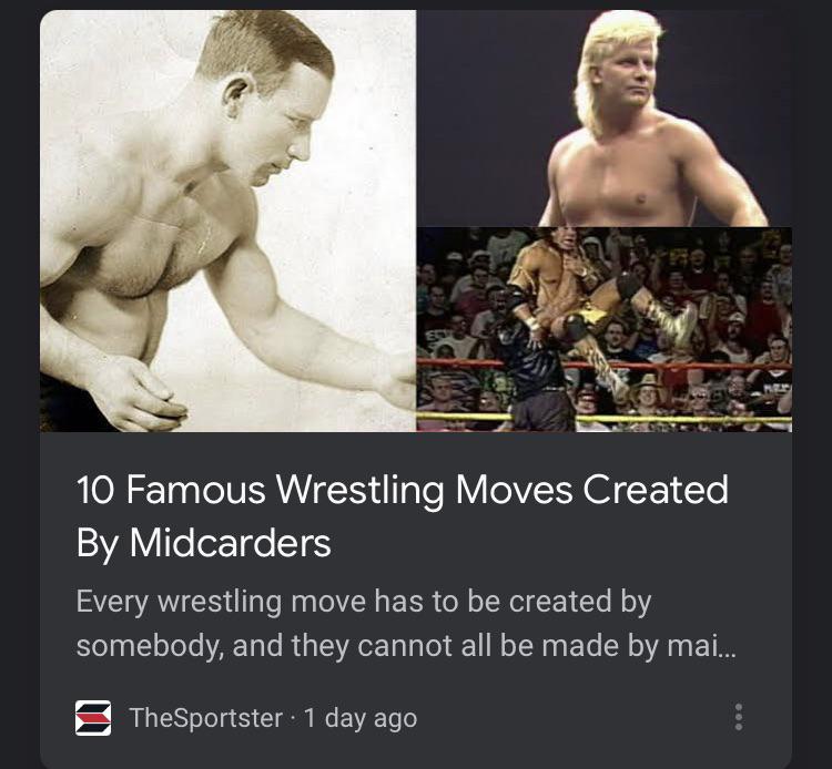 It's just a list of ten moves originated by Cody Rhodes r/SCJerk
