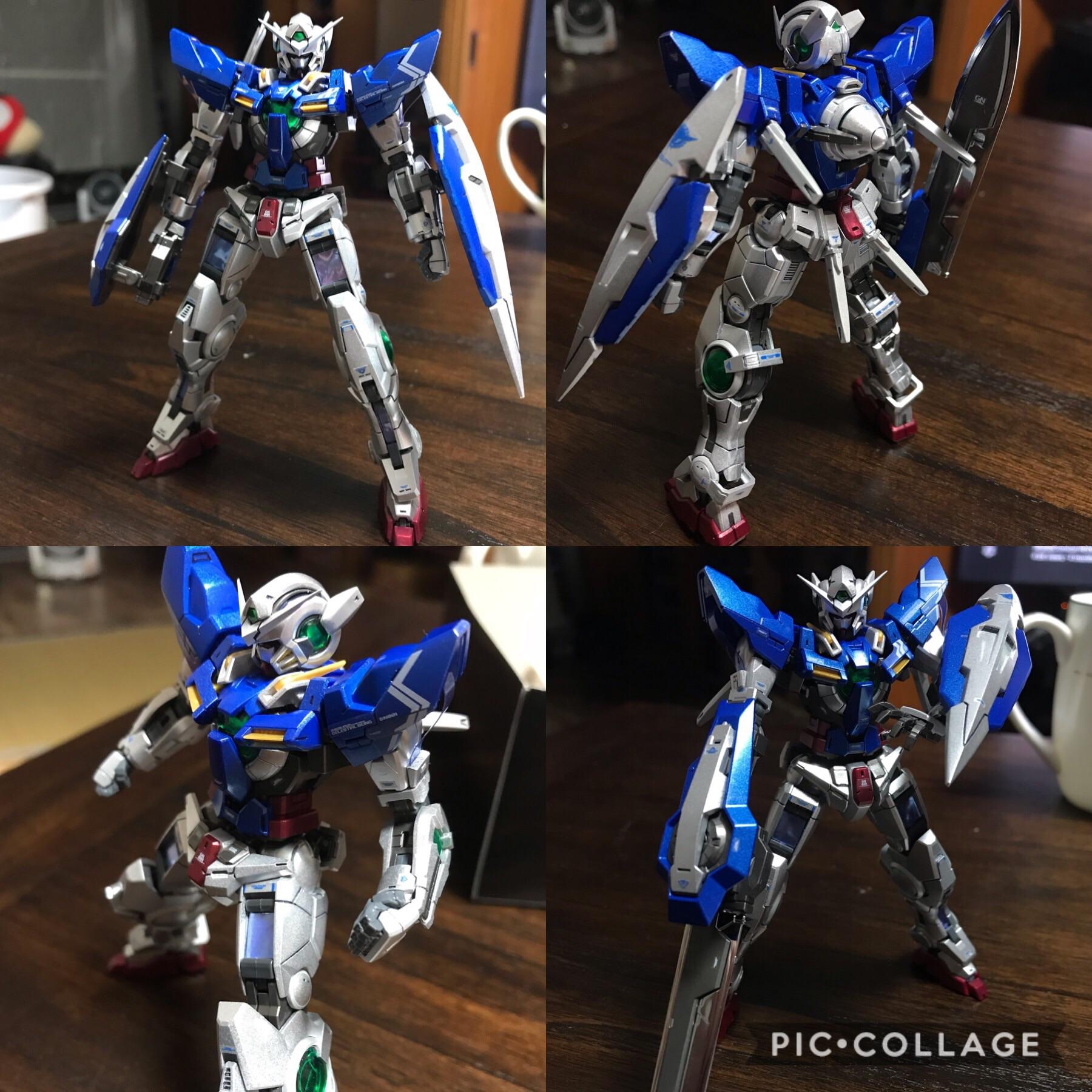 RG Gunpla Expo Exia metallic coating! r/Gunpla
