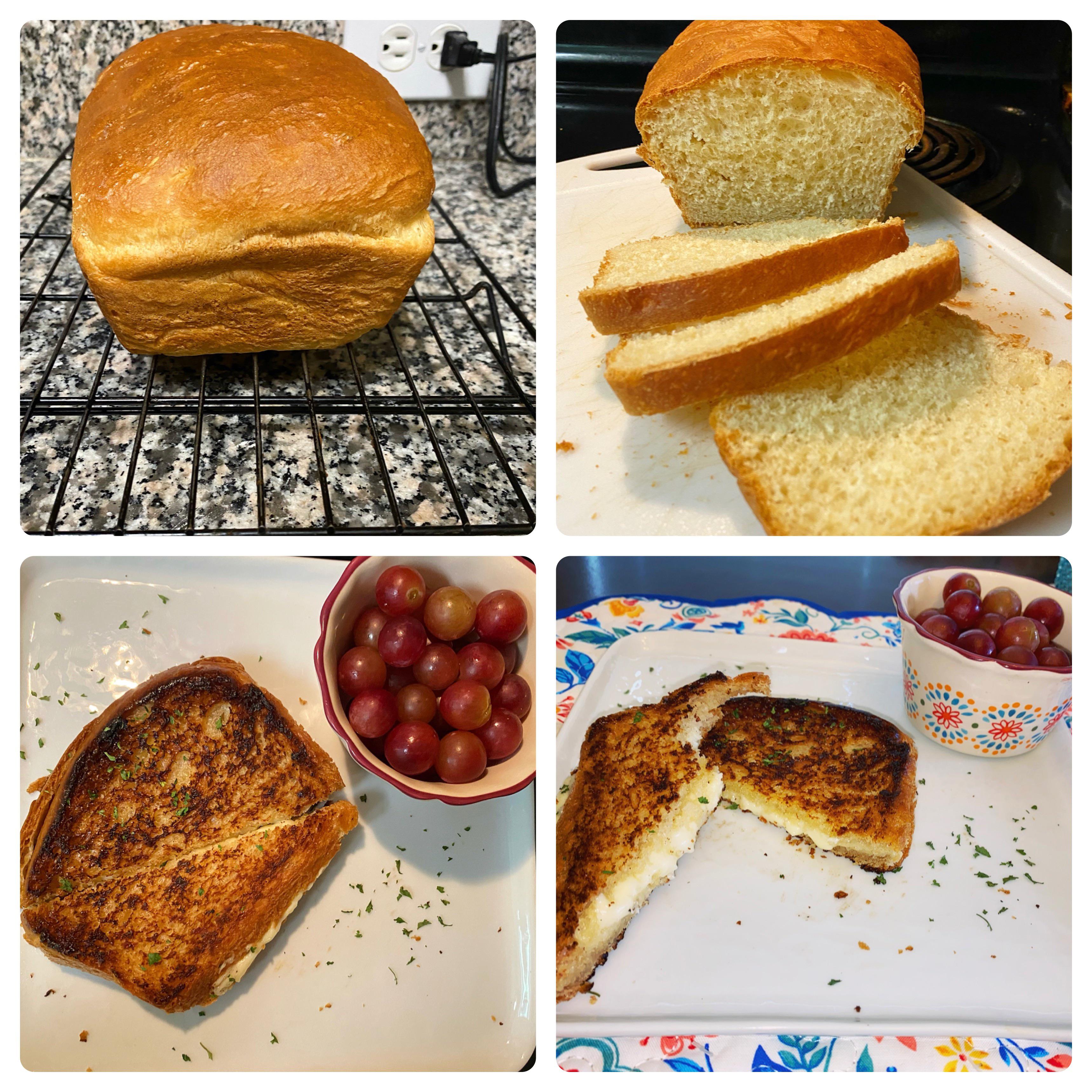American on my Homemade White Bread. 😋 🧀 r/grilledcheese
