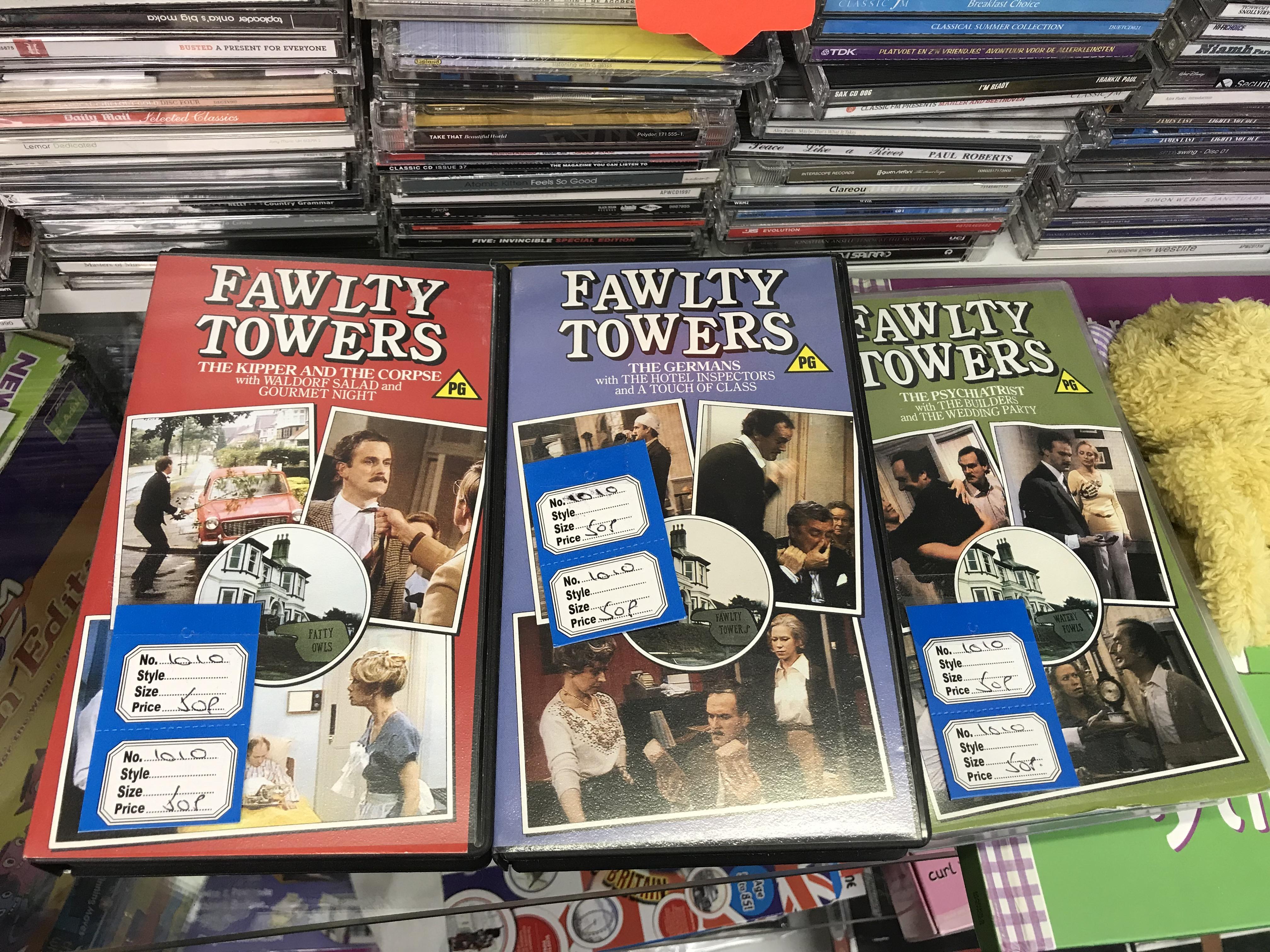 Haven’t seen a VHS in years, these were in a Penzance charity shop. r