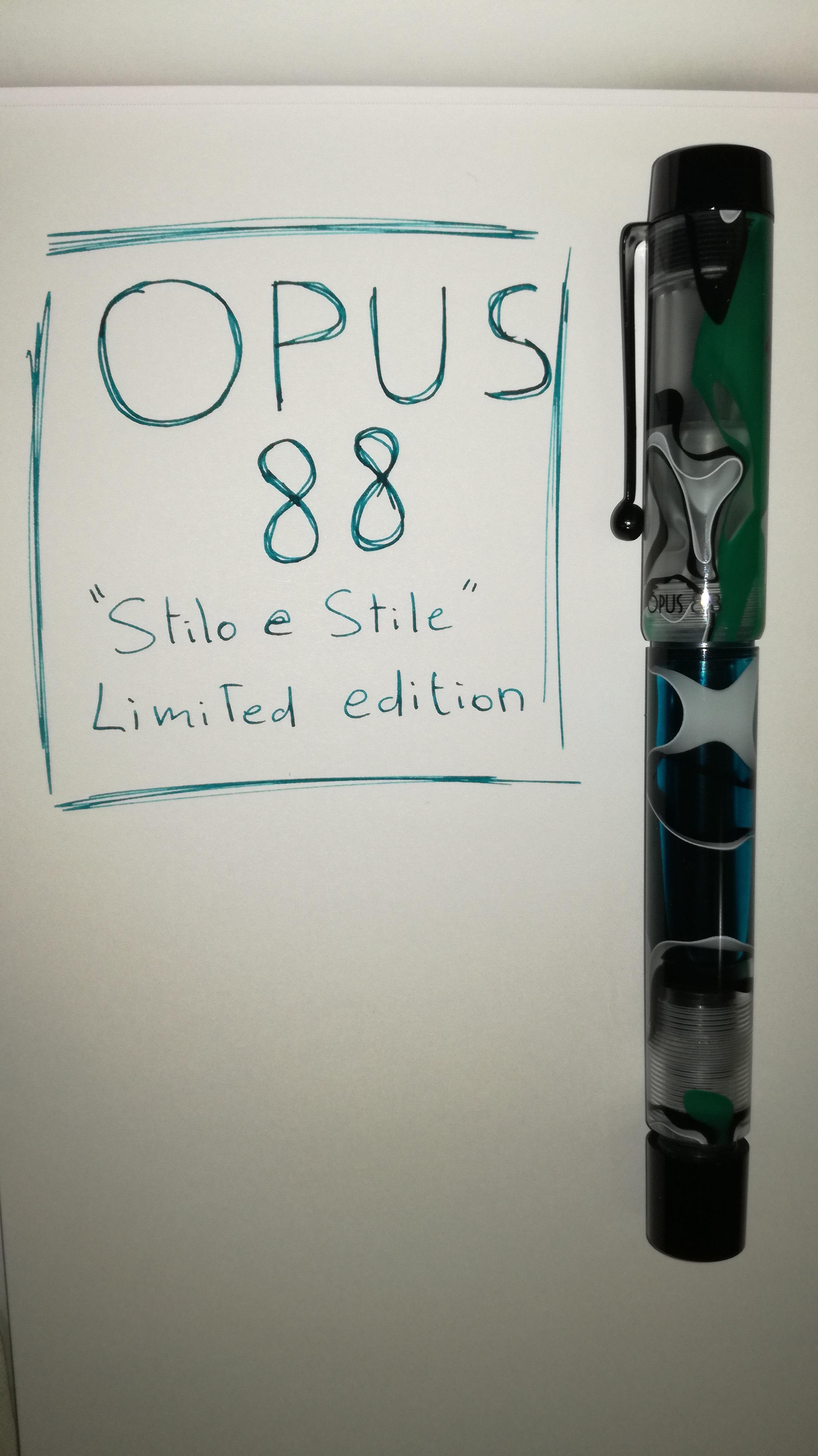 NPD! OPUS 88 "Stilo e Stile" Limited Edition. Every piece is unique and