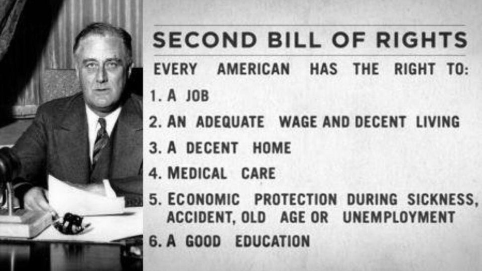 80 years ago a US president was advocating for job guarantee and many