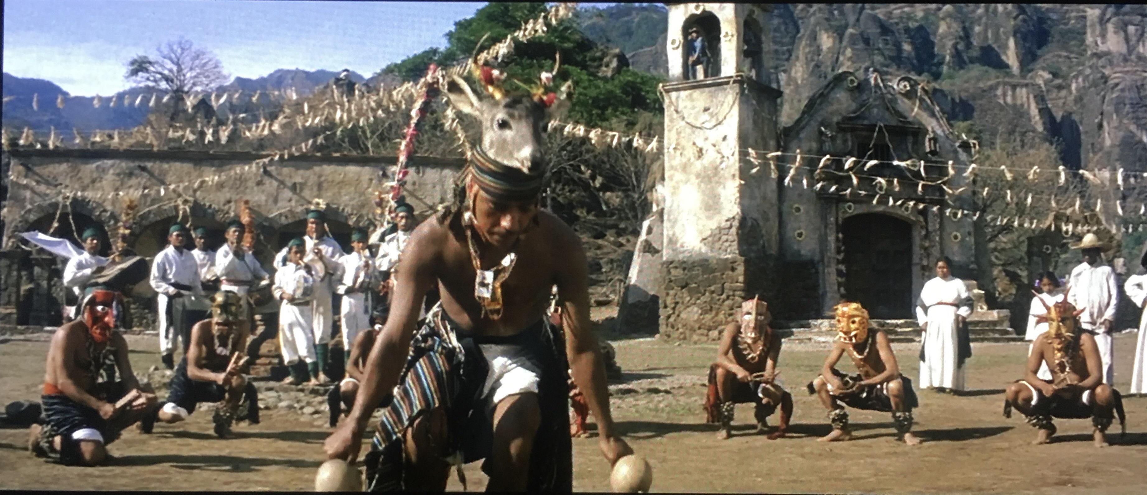In The Magnificent Seven (1960), the northern Mexican village which the Seven protect perform
