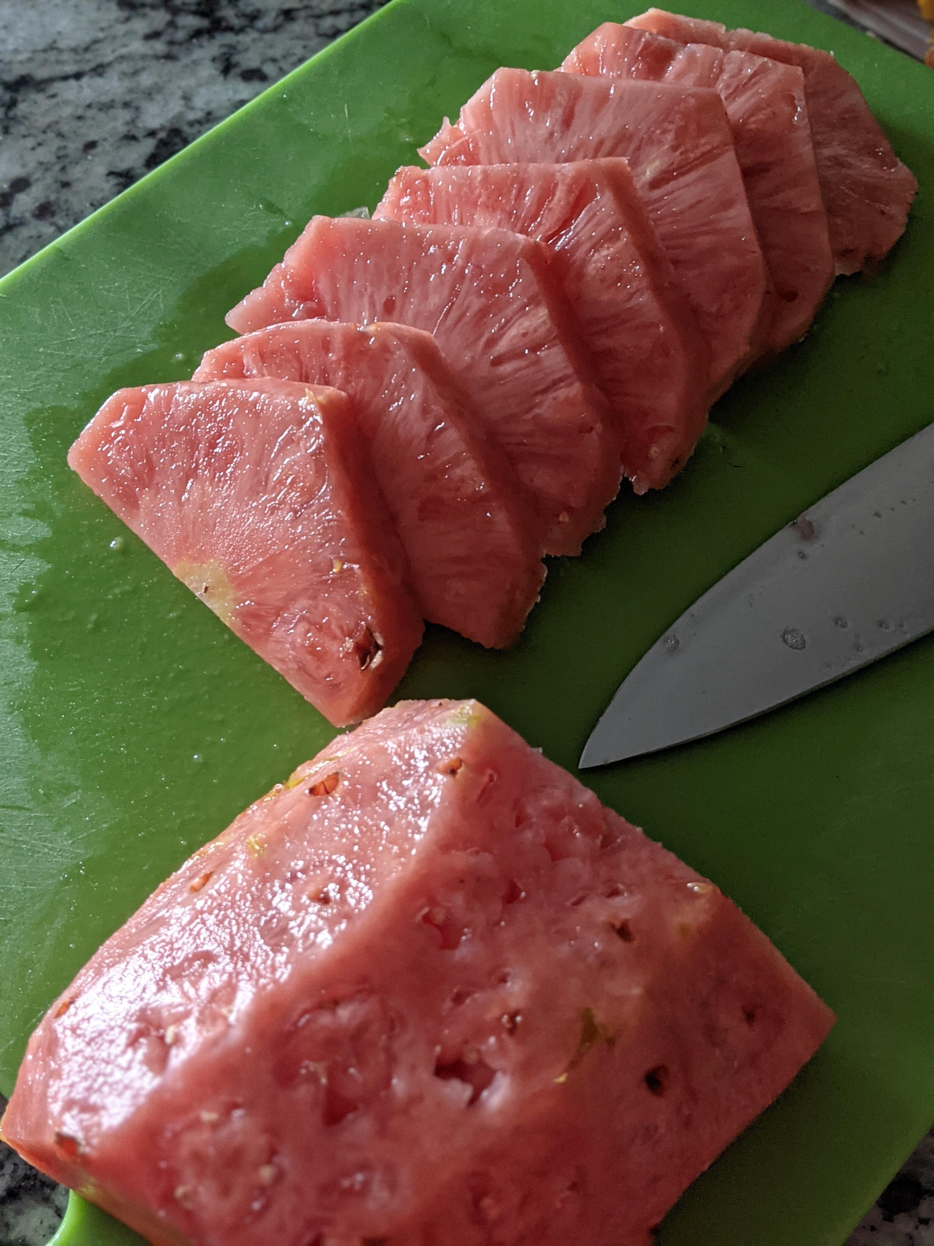[I ate] A pink pineapple r/food