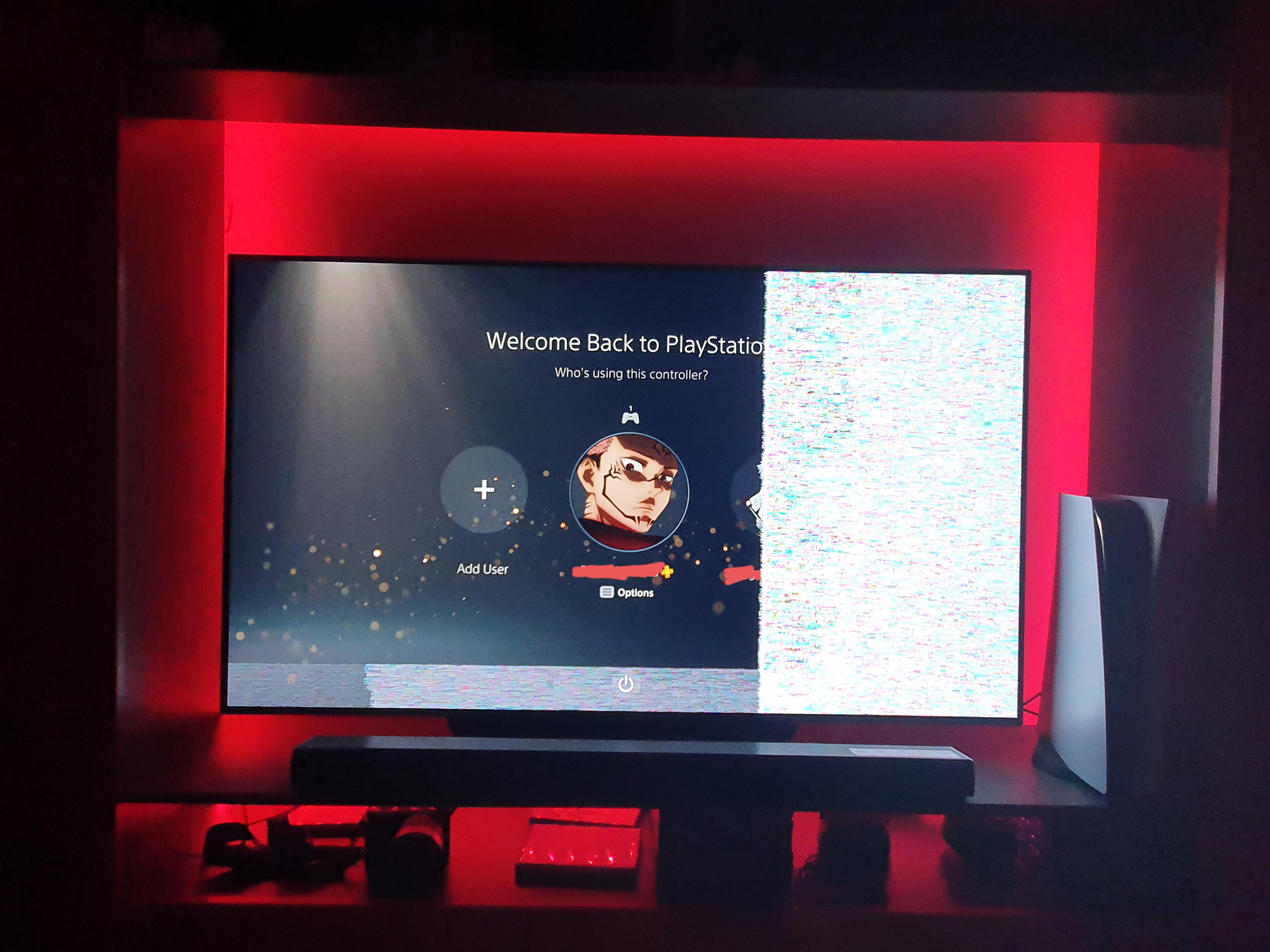 Excuse me wtf?? this is what happens when I connect my PS5 to my LG BX