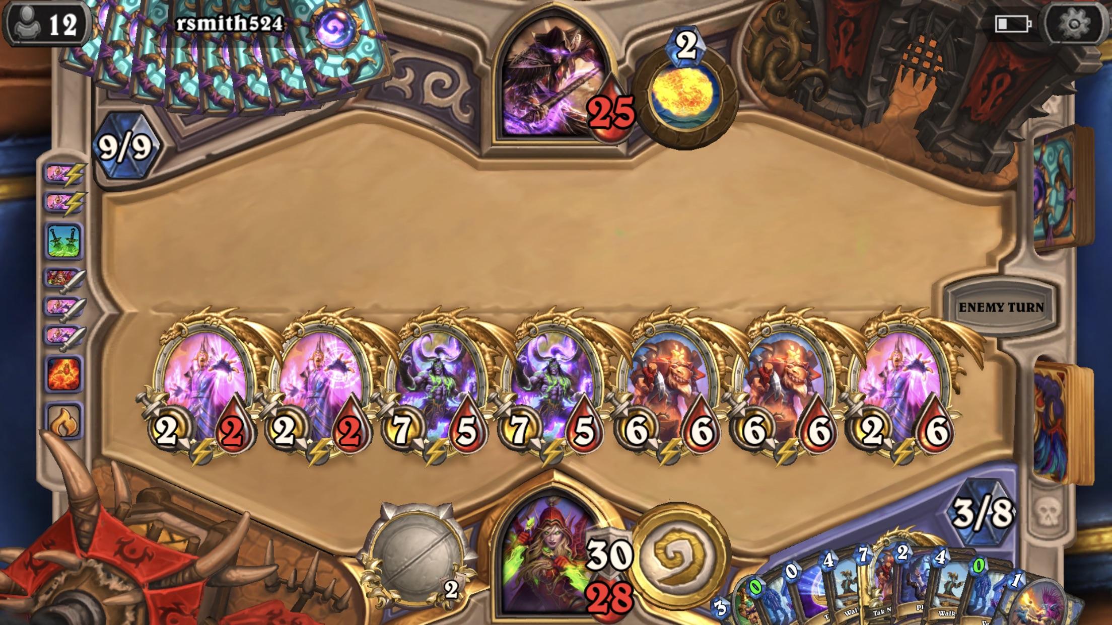 Experimenting with a Triple T list (Tog, Tak and Tess). This was fun lol. hearthstone