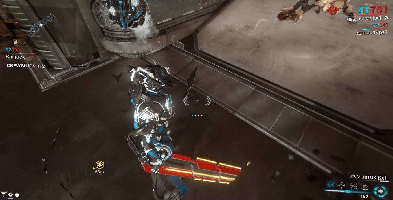 This cool glitch where I can just use my Archwing Melee weapon works