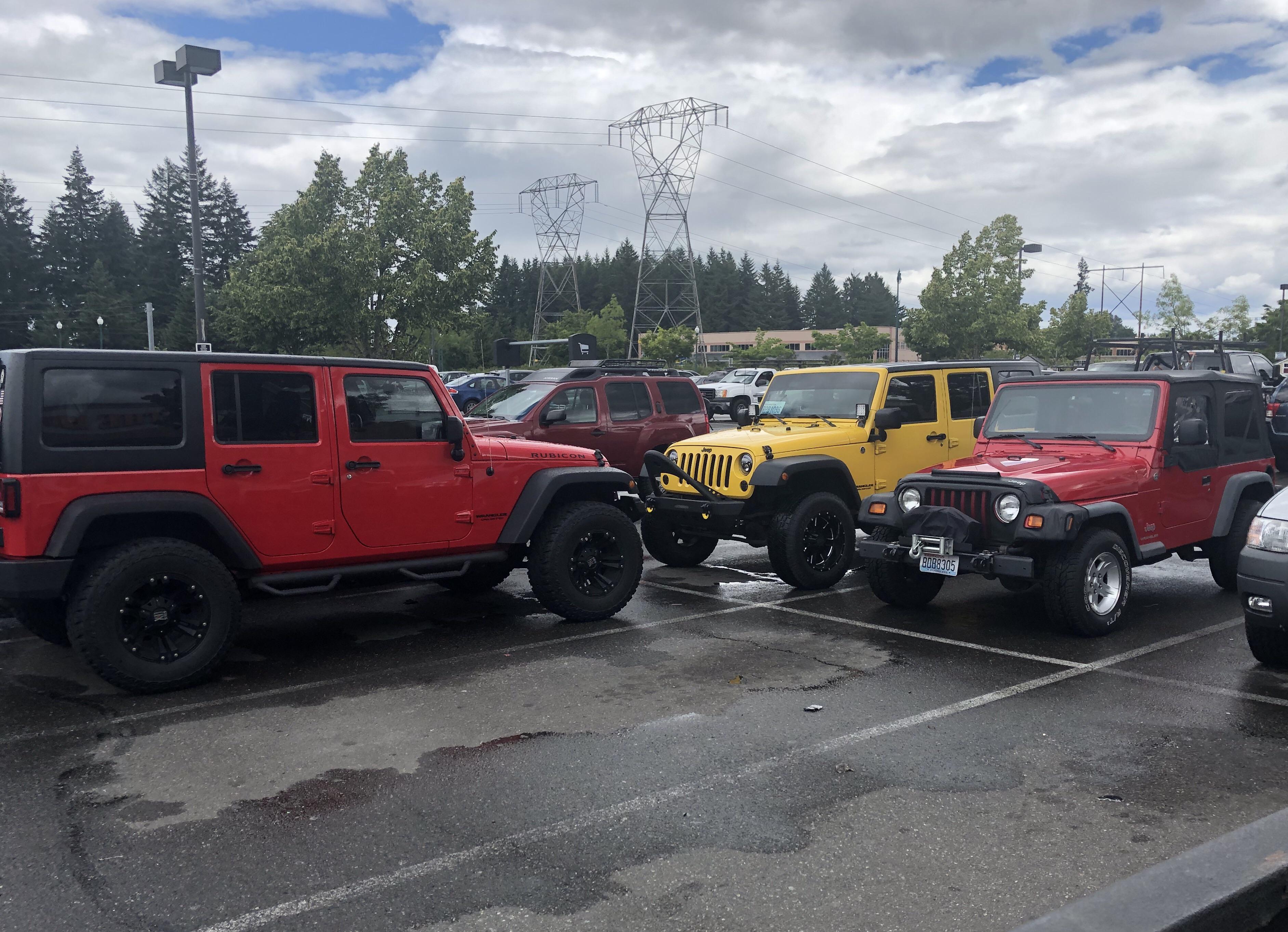 Made some friends at Home Depot today (mines the yellow