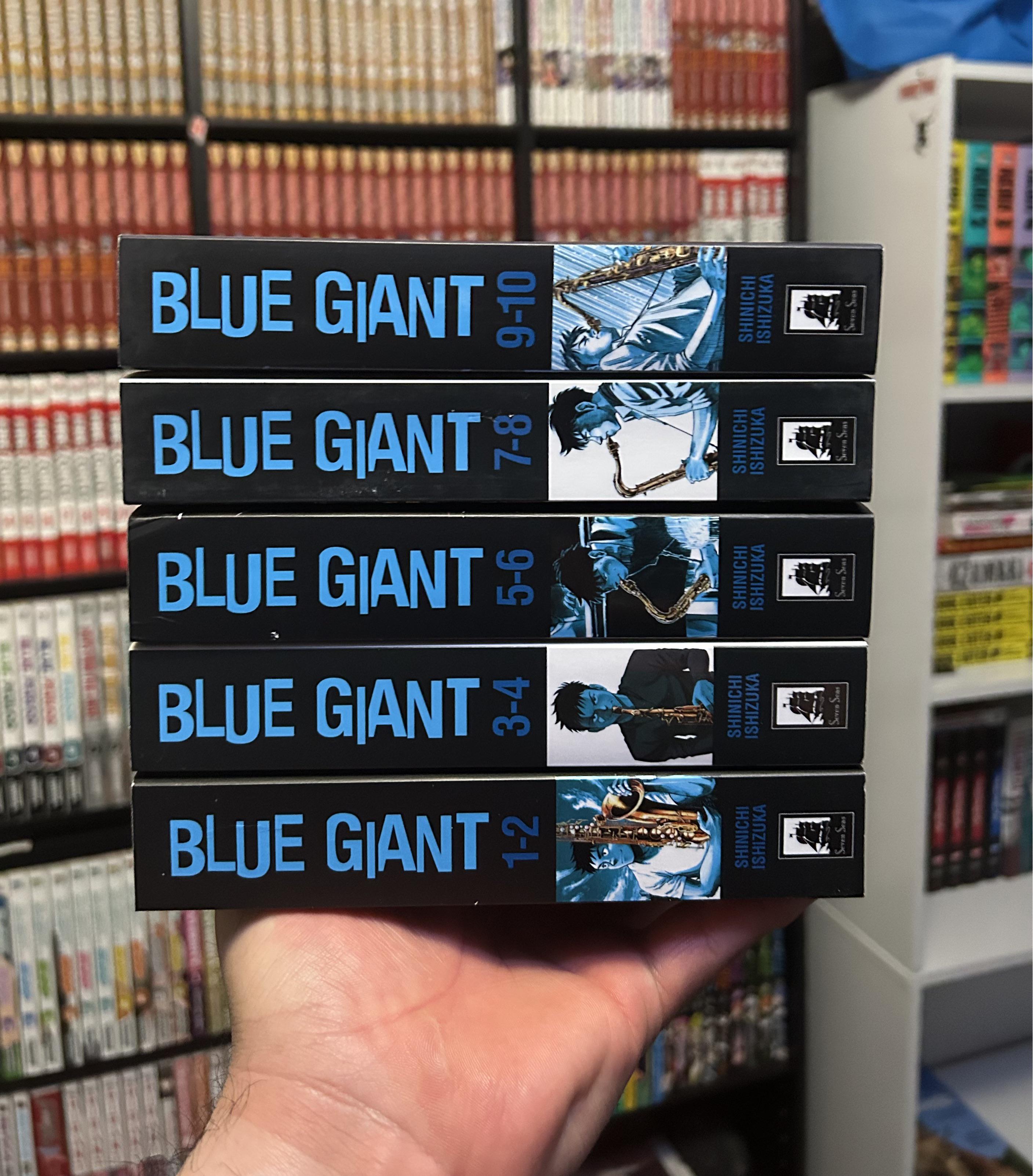 So excited for blue Giant, second haul of the year r/MangaCollectors