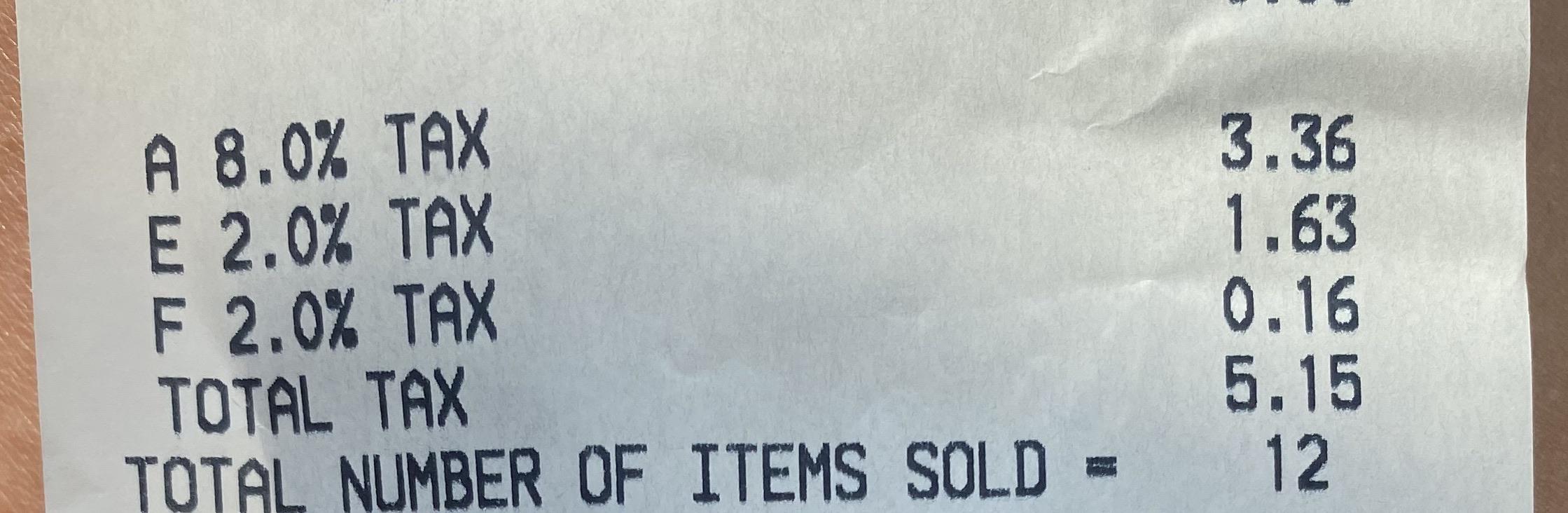 New to Costco and South Carolina. What are these taxes? I’ve never seen
