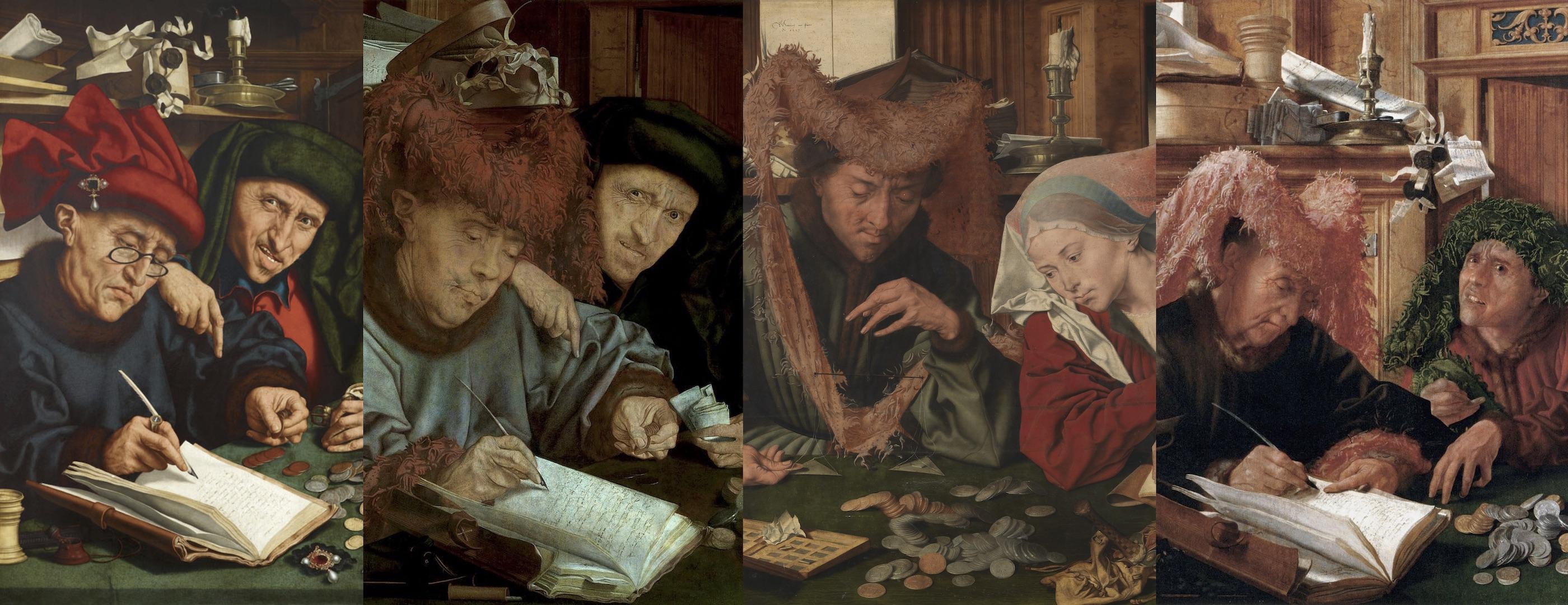Tax Collectors and Moneychangers (1500s) r/ArtHistory