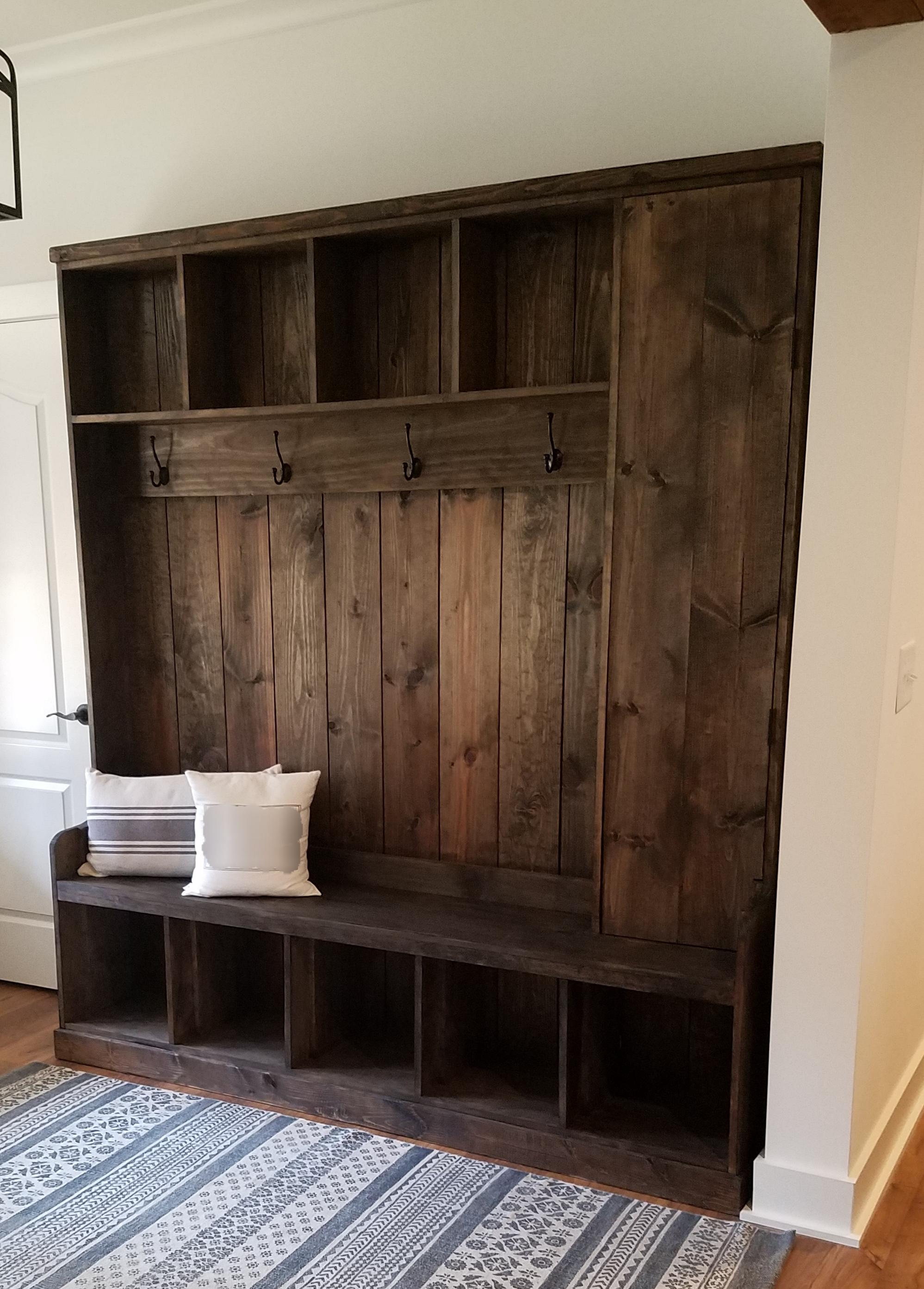 Entryway Hall Tree r/woodworking