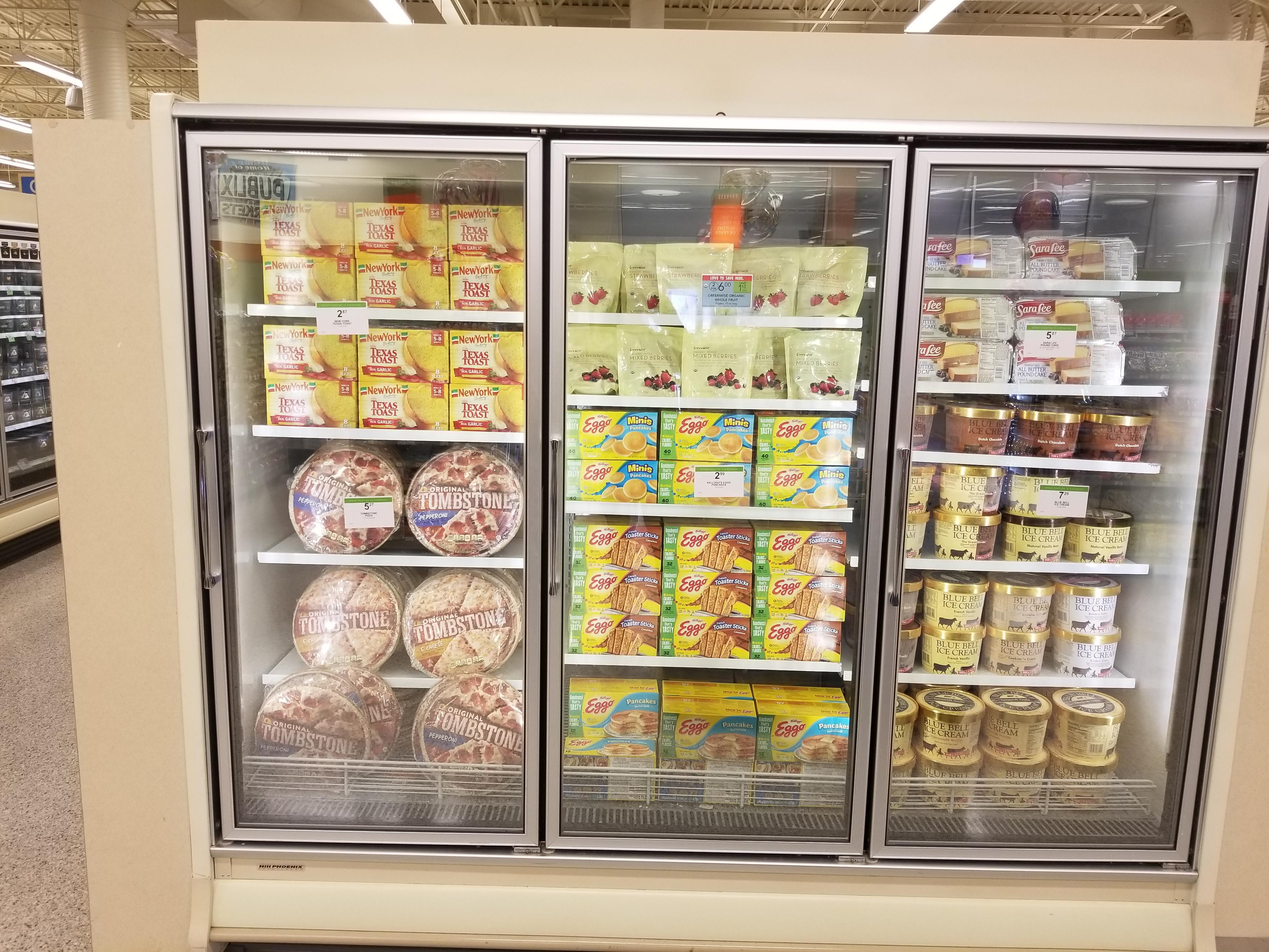 I've been a frozen clerk for two weeks, and just built my first display