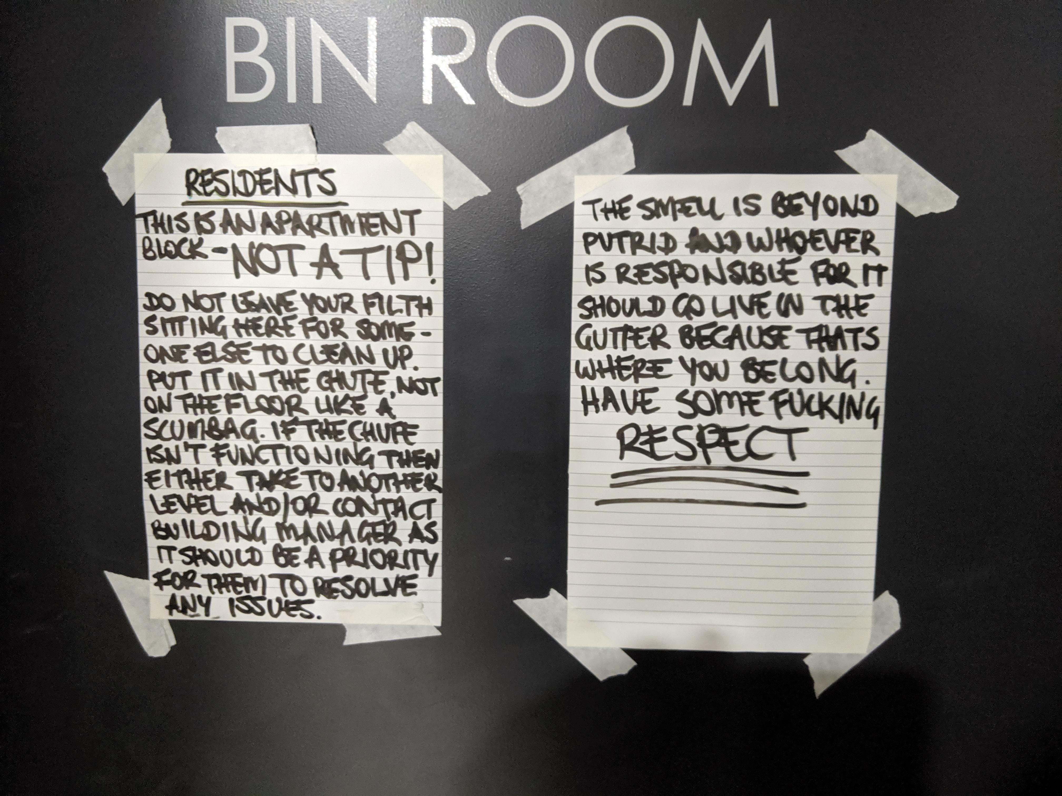 Bin room r/australia