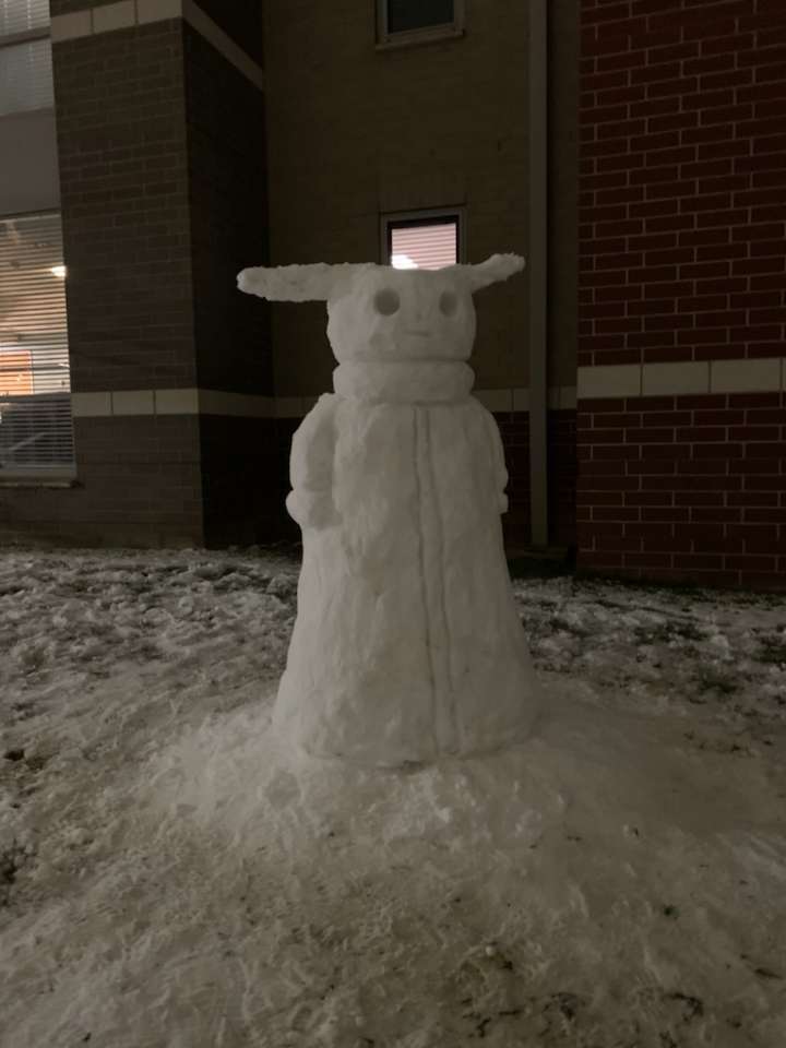 Baby Yoda Added as Campus Statue r/gmu