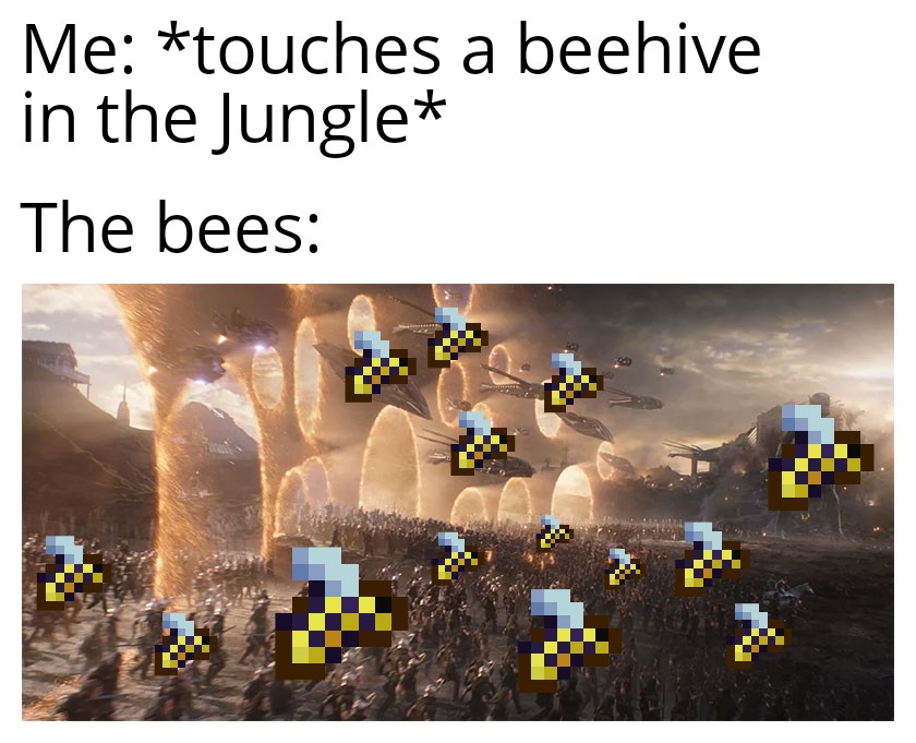Not the bees!!! Terraria