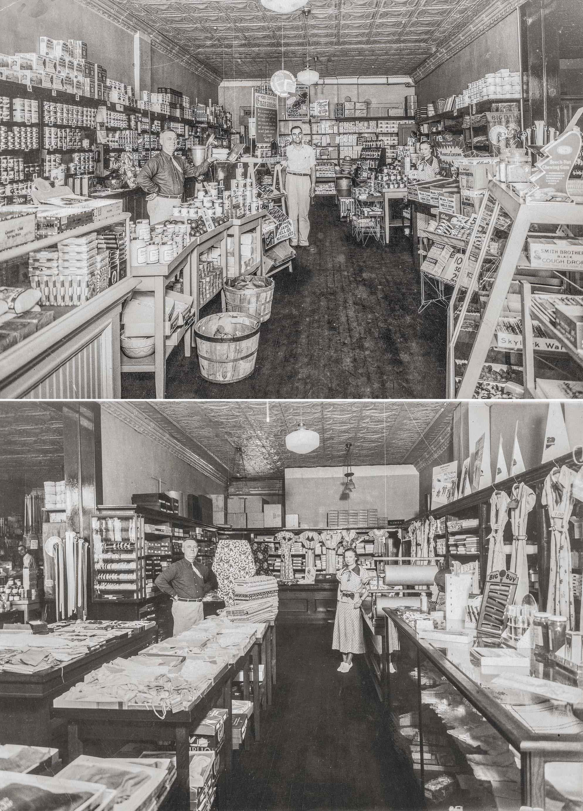 Frank Sharp's general store in Tremont, Illinois. June 1936 r