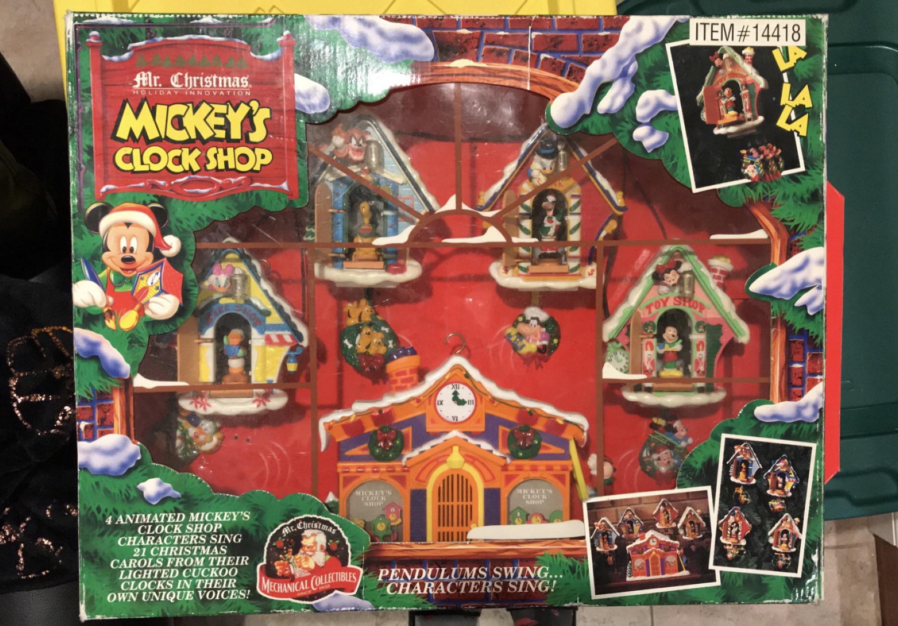 My family has had this Mickeys Clock Shop since 1993. My sister and I
