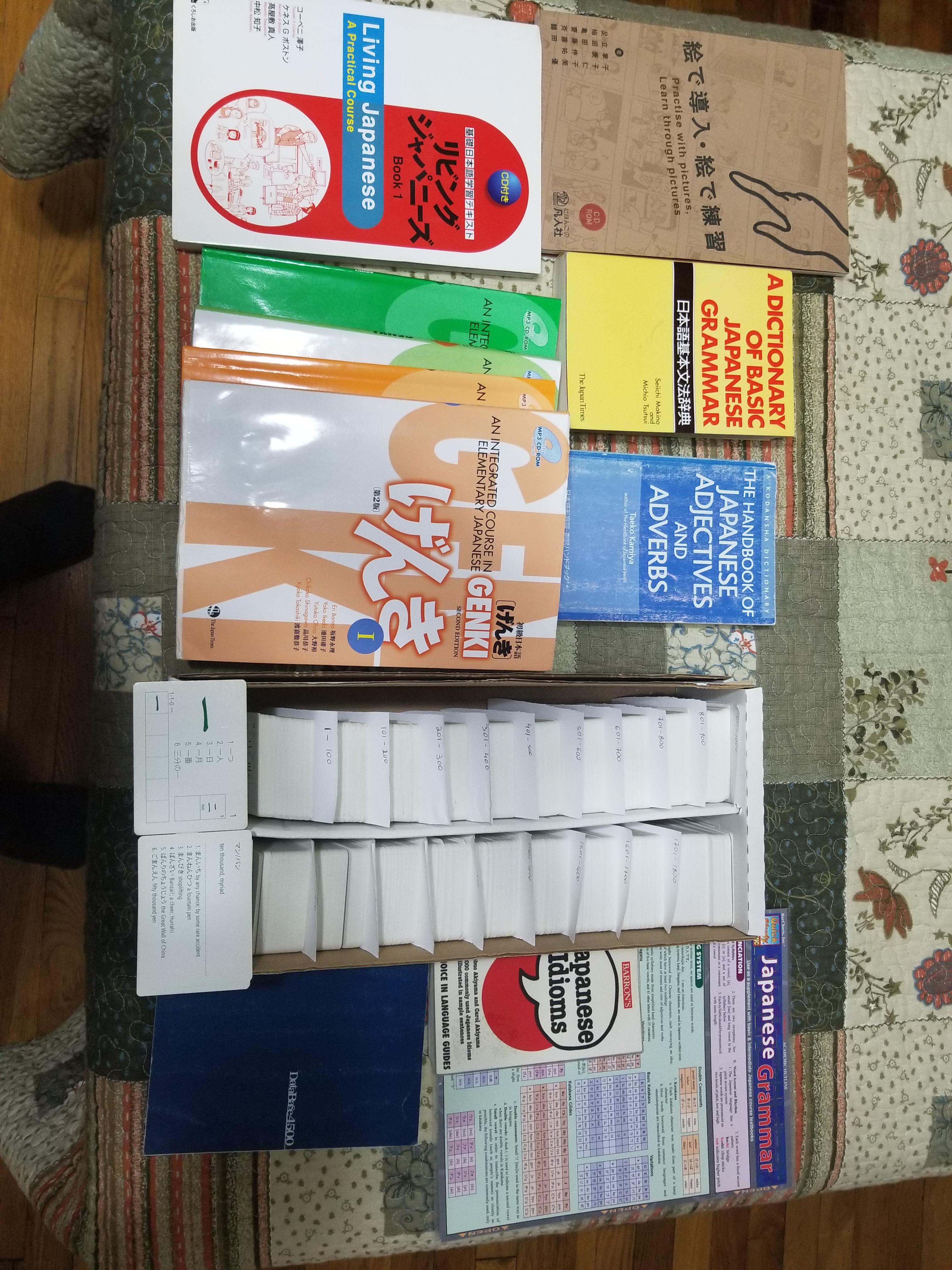 What is useful for Ajatt. All genki, living textbook, Pictures with