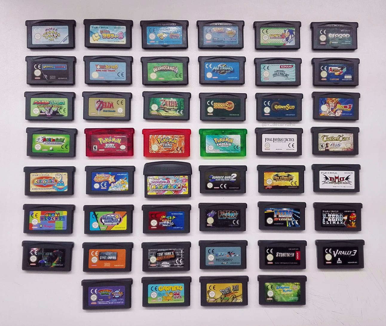 [Collection] My GBA collection, 46 games so far. Gameboy
