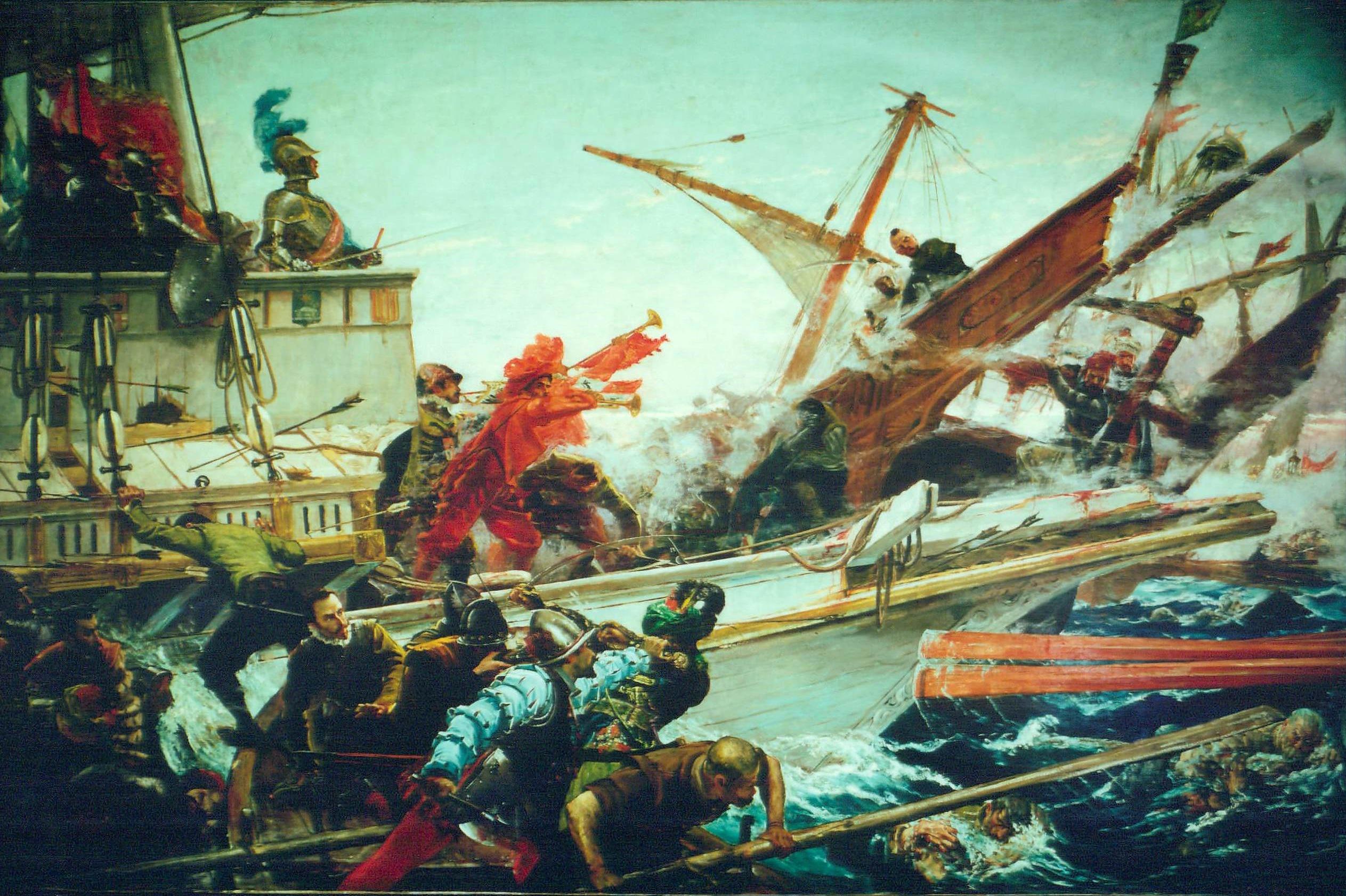 The Battle of Lepanto Painting by Juan Luna r/BattlePaintings