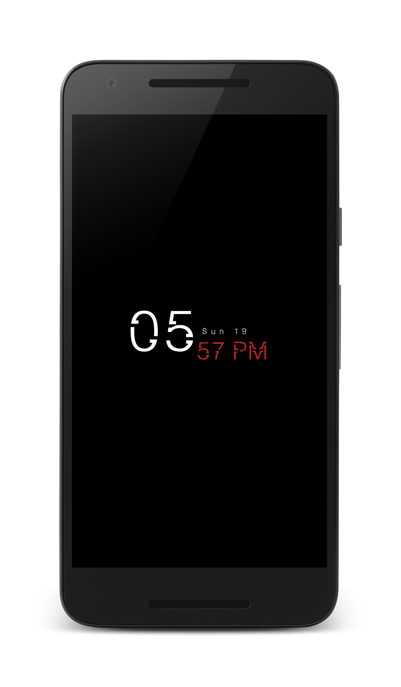 AMOLED Lockscreen with a tint of red r/androidthemes