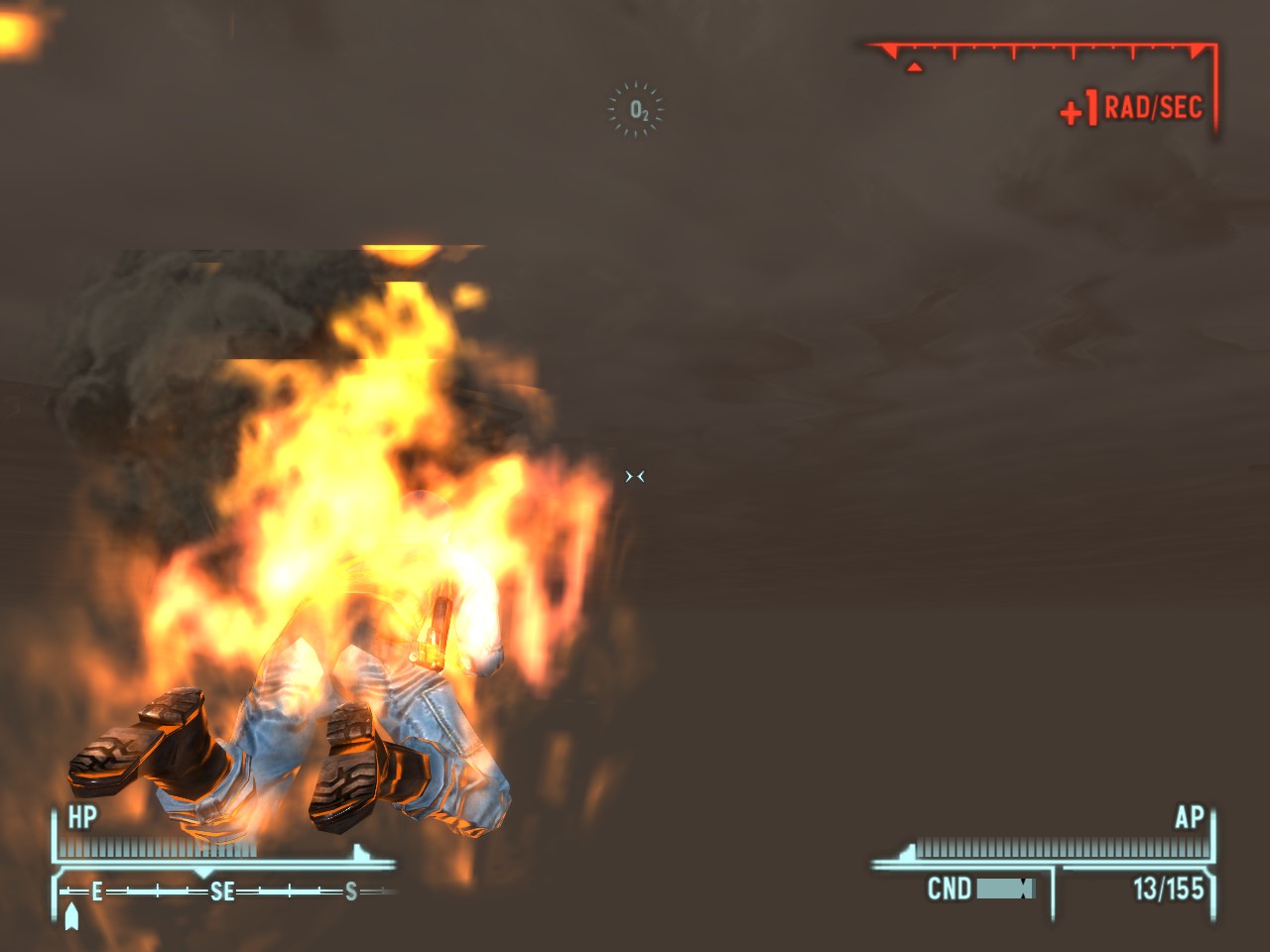 TIL You Can Be On Fire While Underwater r/fnv