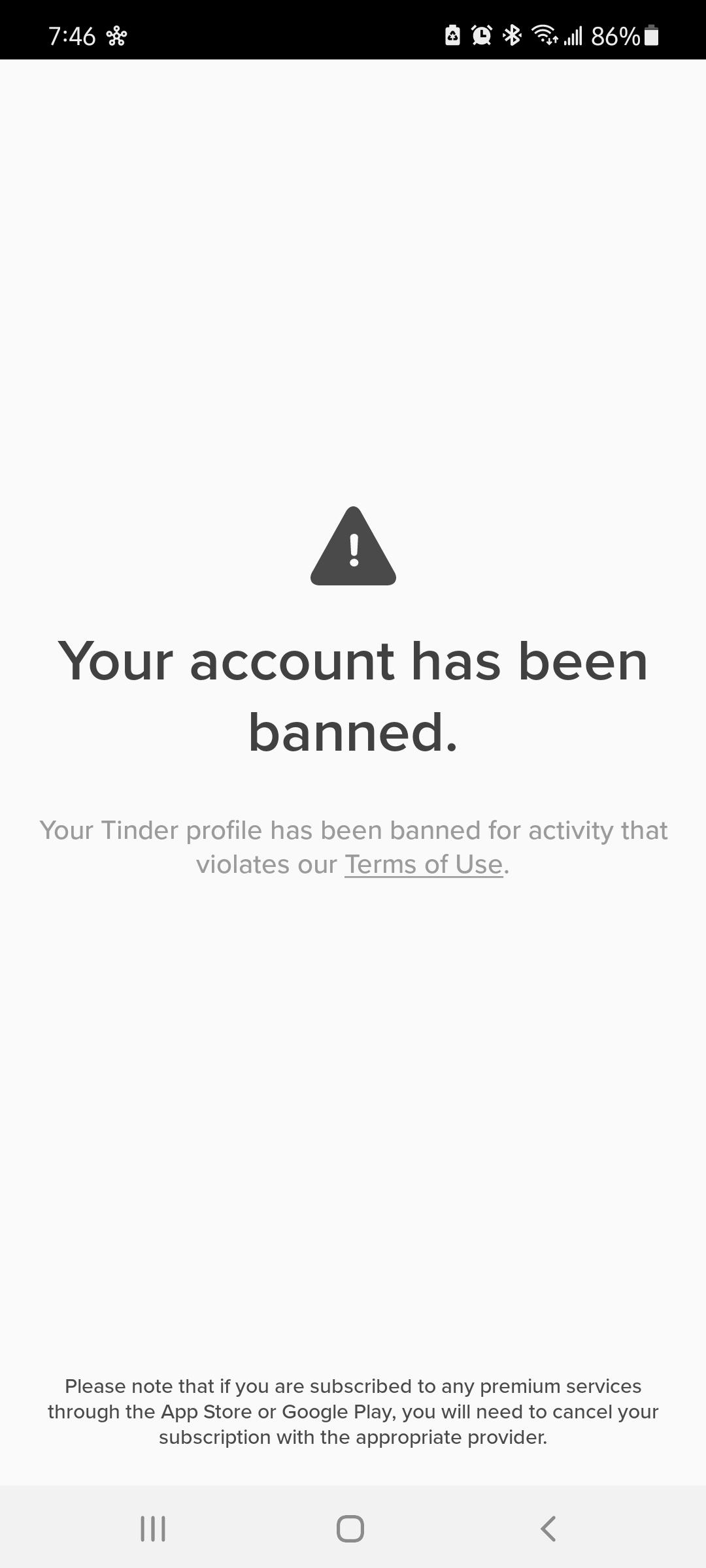 Made a tinder account last night. Didn't even get any matches yet