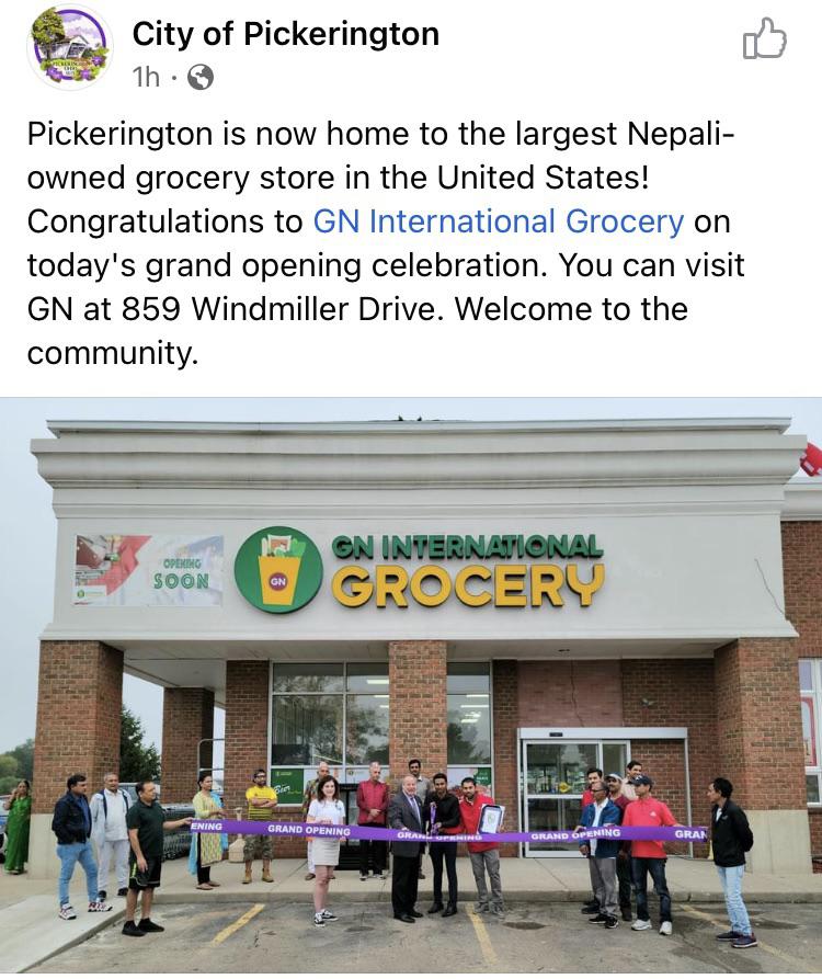 Pickerington is now home to the largest Nepaliowned grocery in the