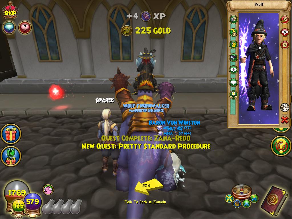 Getting pet EXP from quest? Part of the new update? r/Wizard101