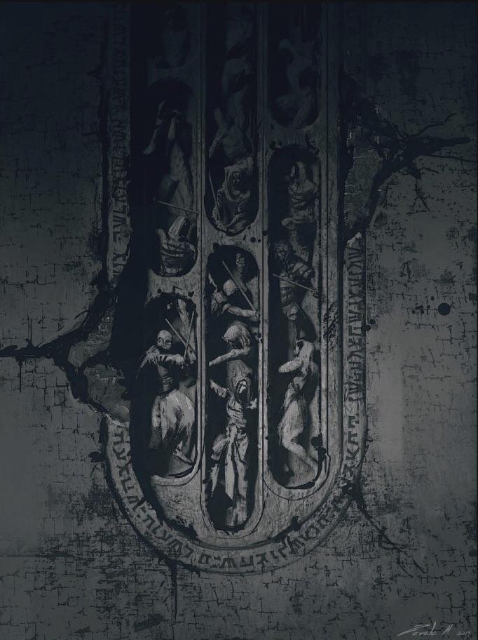 Newly released concept art of TROS from ILM shows a mural on Exegol