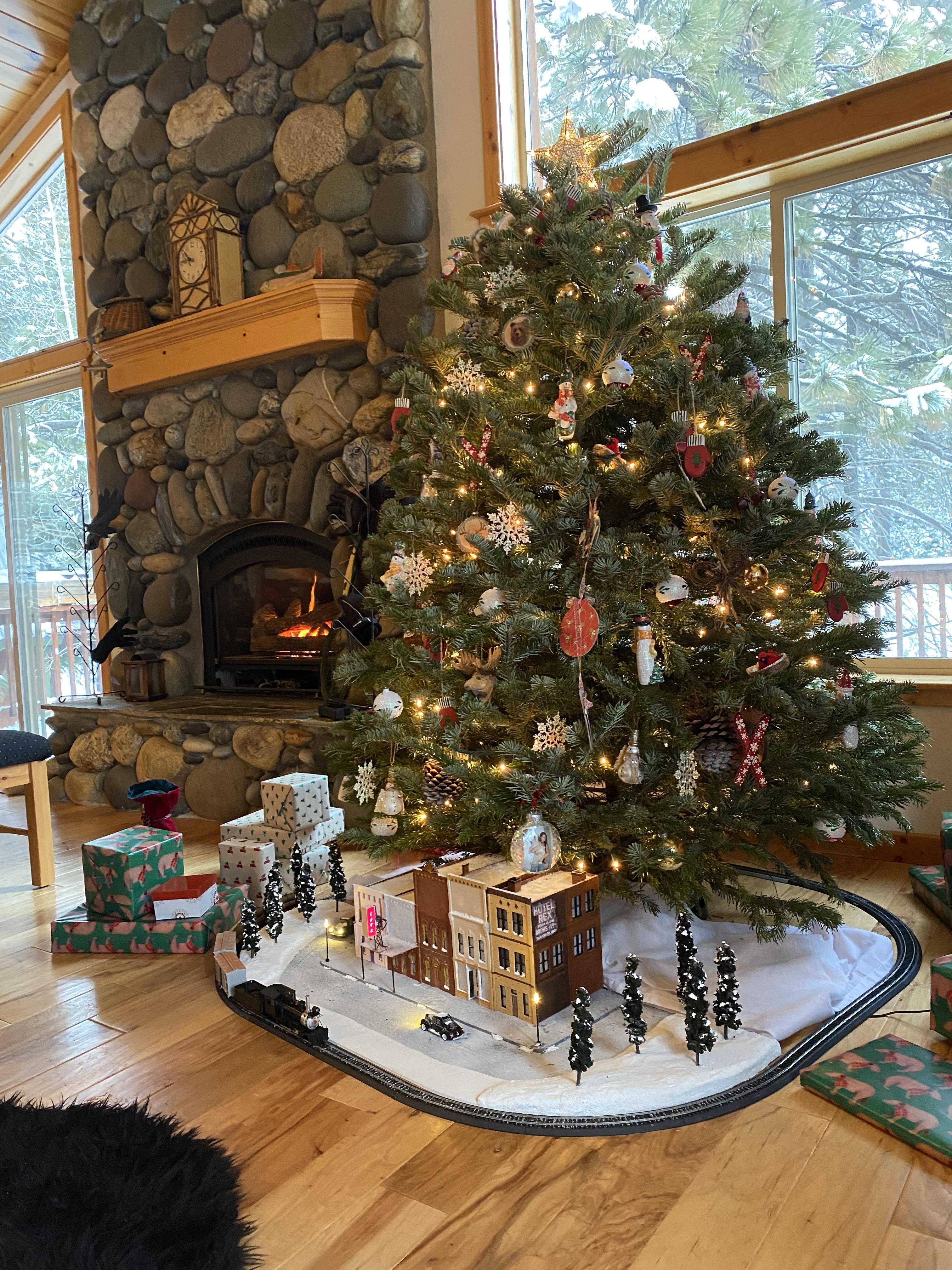 I made a model railroad layout of downtown Truckee, CA for our