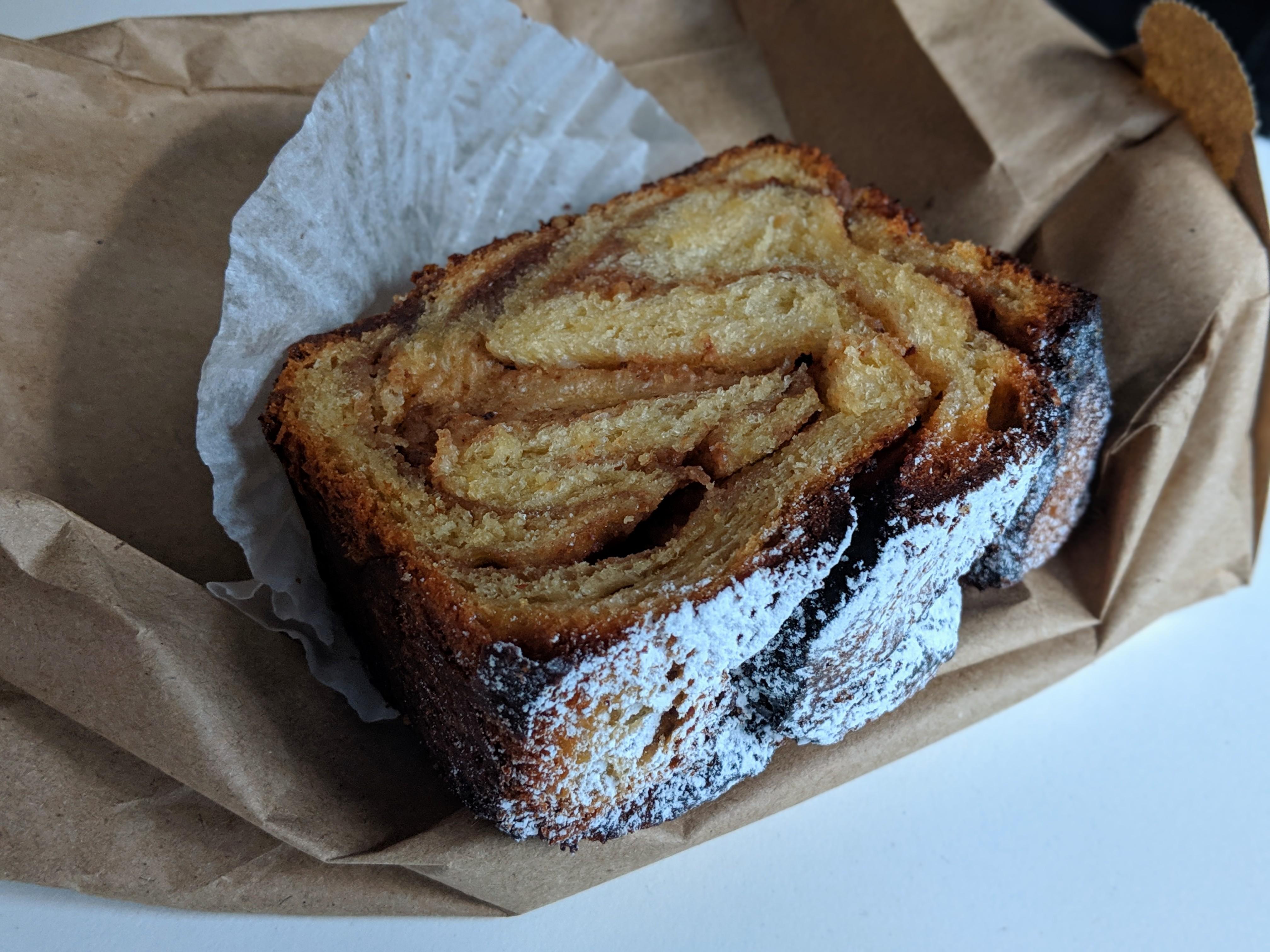 Still thinking about that glorious cinnamon walnut babka slice I bought