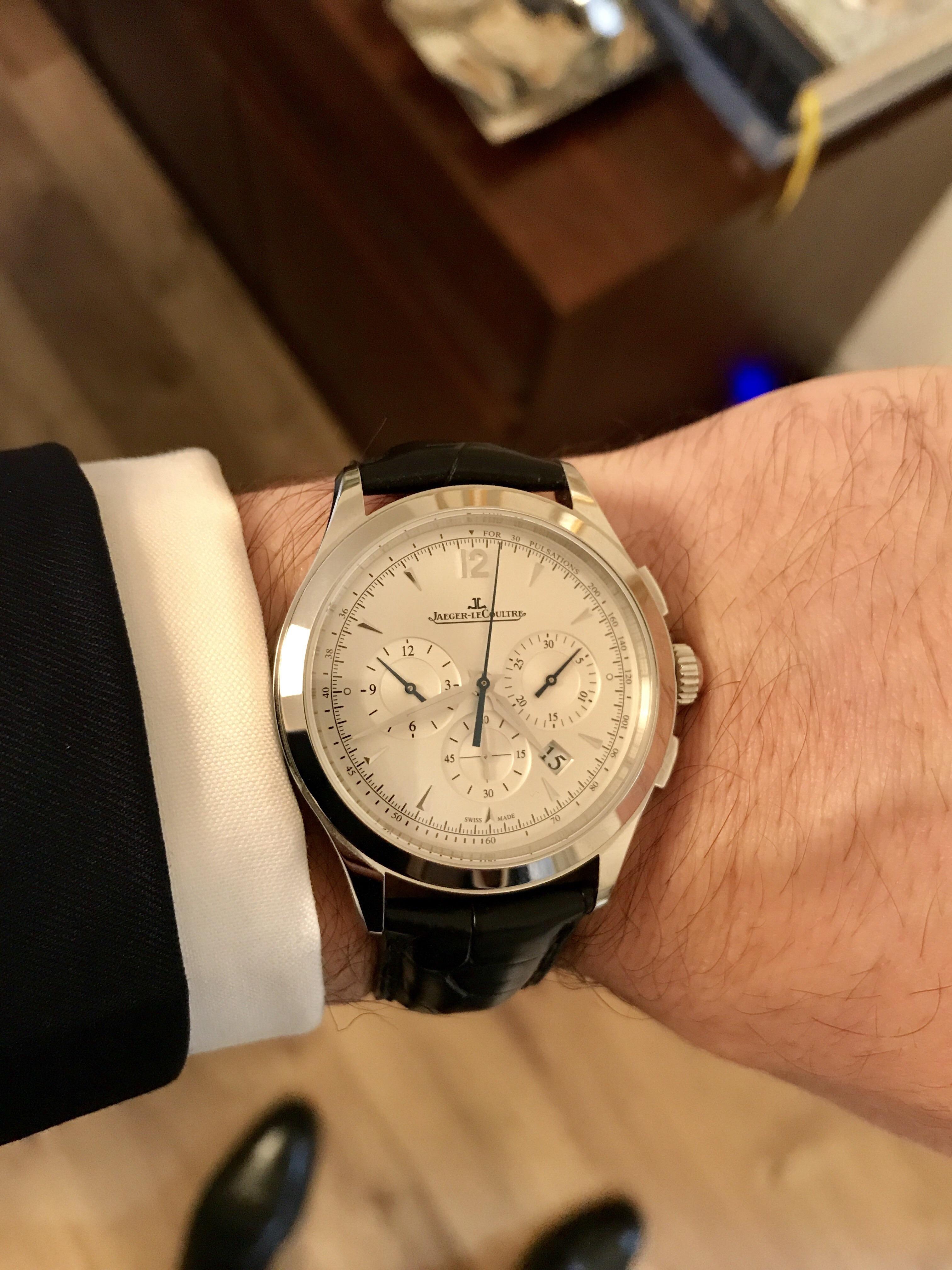[JLC Master Chronograph] Finally pulled the trigger on this tough to
