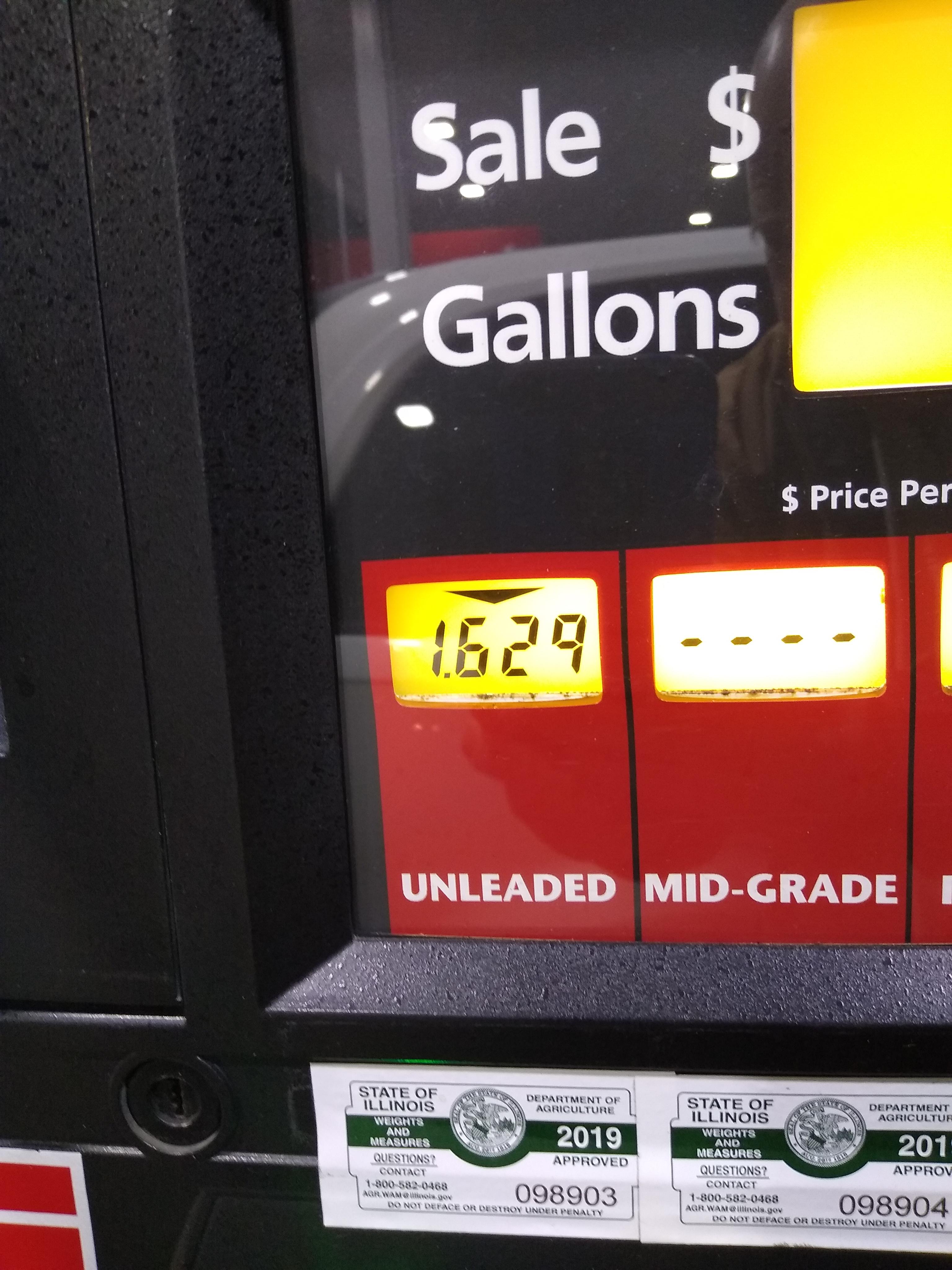 Post your Illinois Gas Prices Harrisburg yesterday! r/illinois