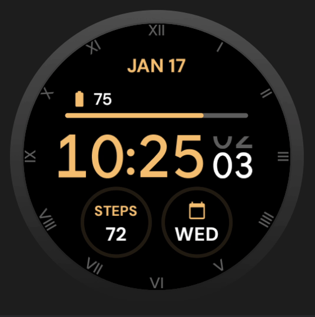 New Active Digital Watch Face With animated seconds r/androidwatchfaces