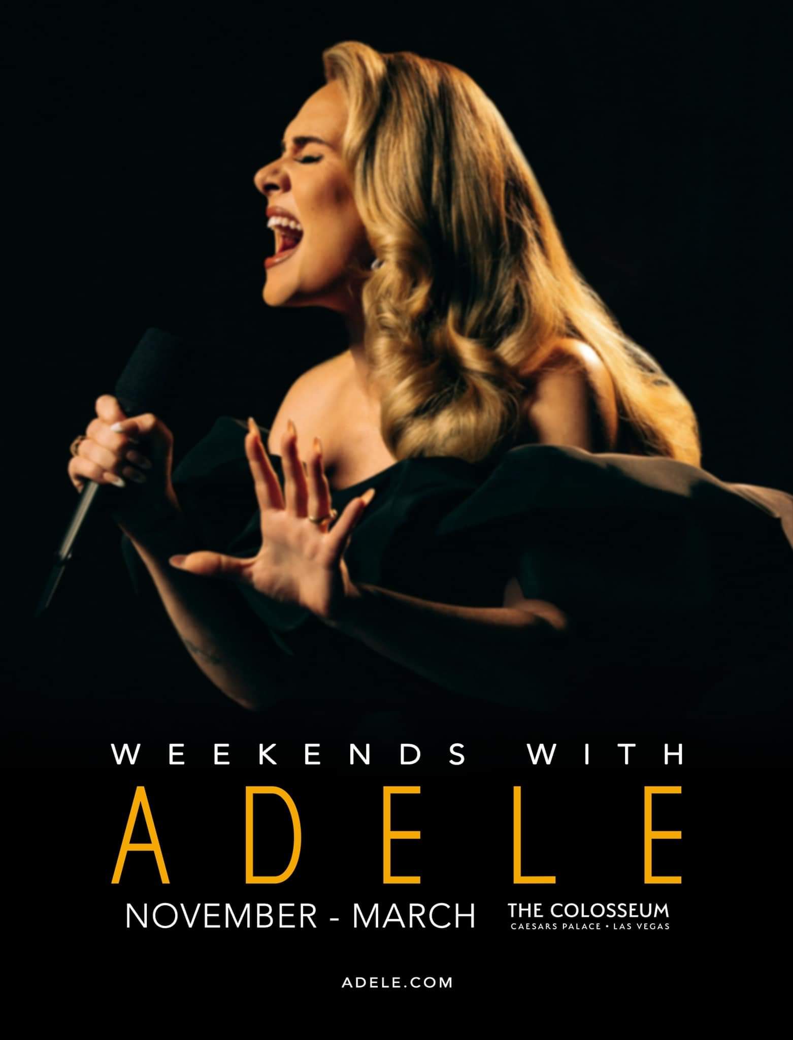 Weekends with Adele Las Vegas residency rescheduled dates announced